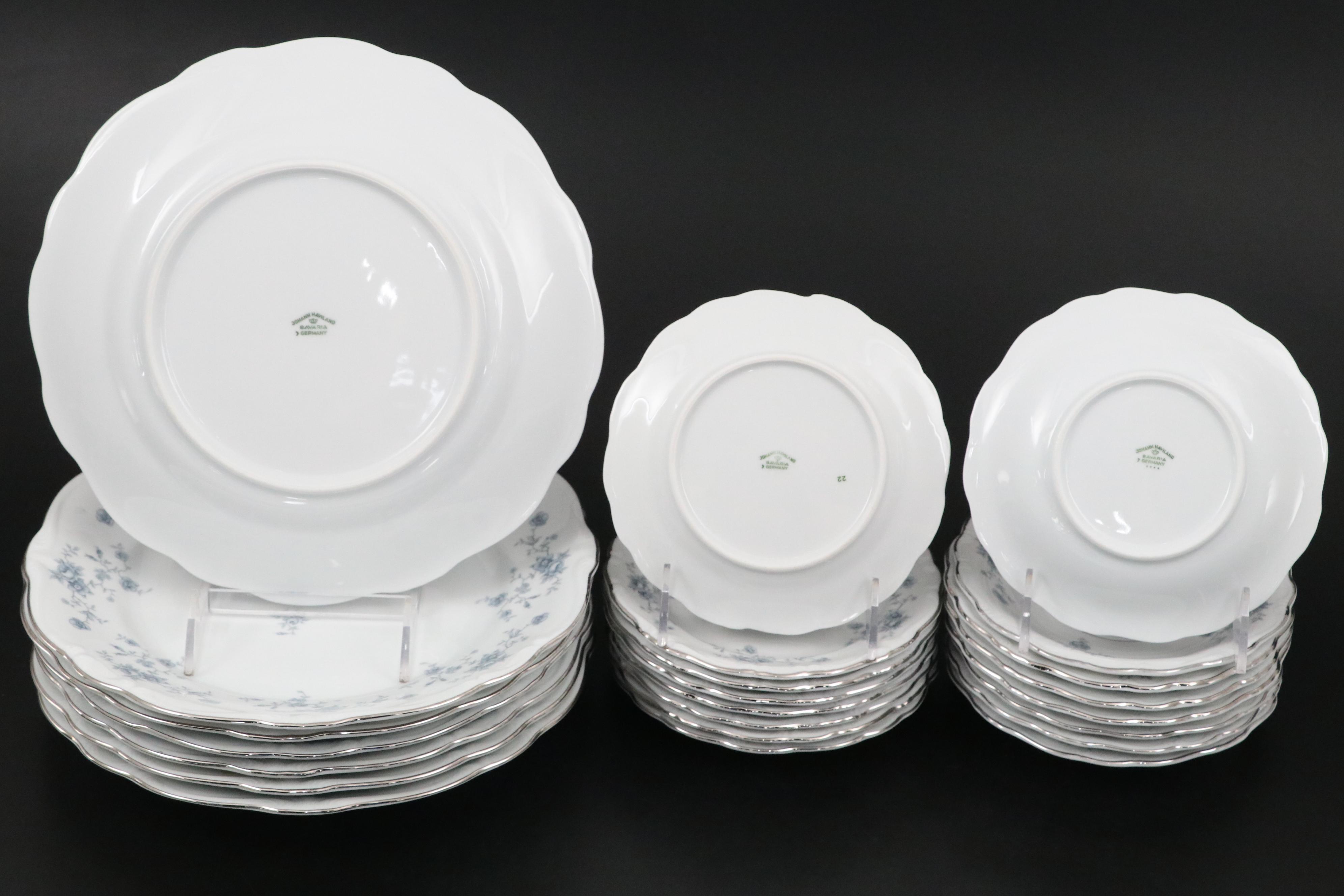 Johann Haviland "Blue Garland" Porcelain Dinnerware, 1974–1990