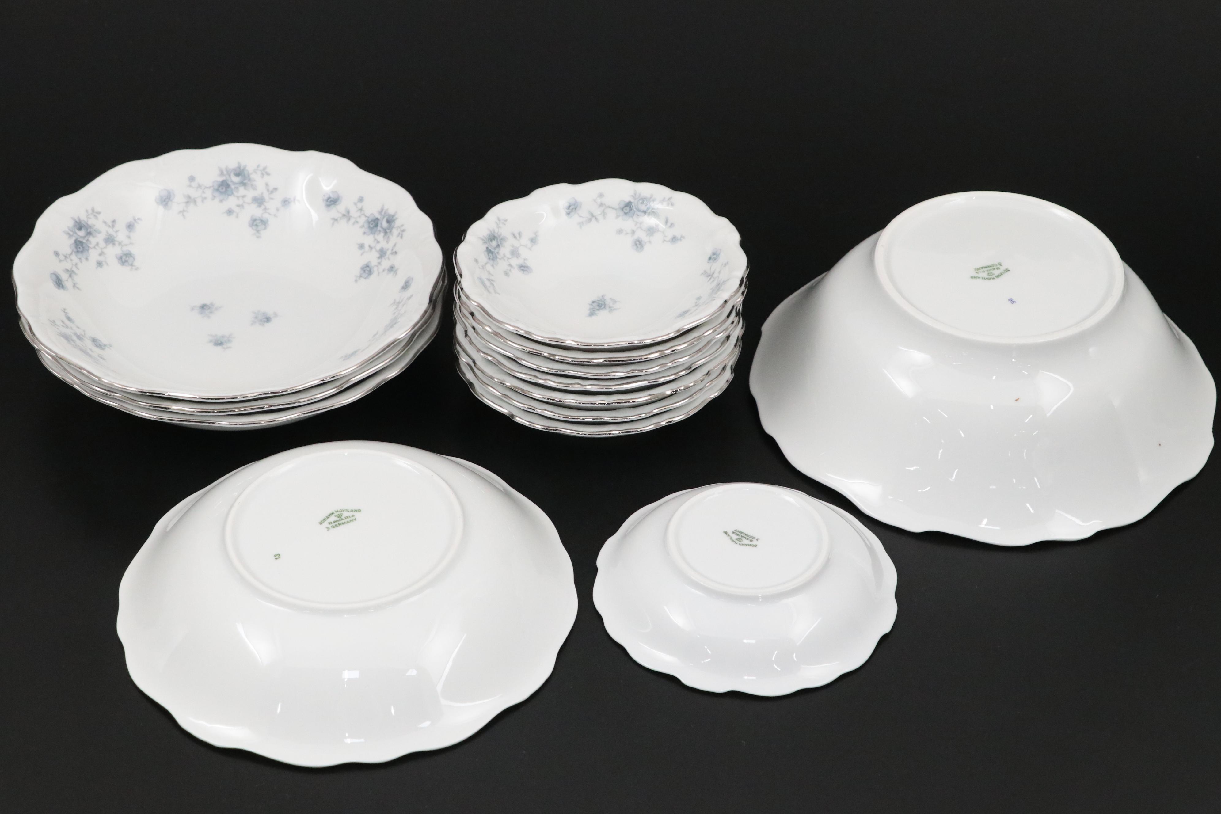 Johann Haviland "Blue Garland" Porcelain Dinnerware, 1974–1990
