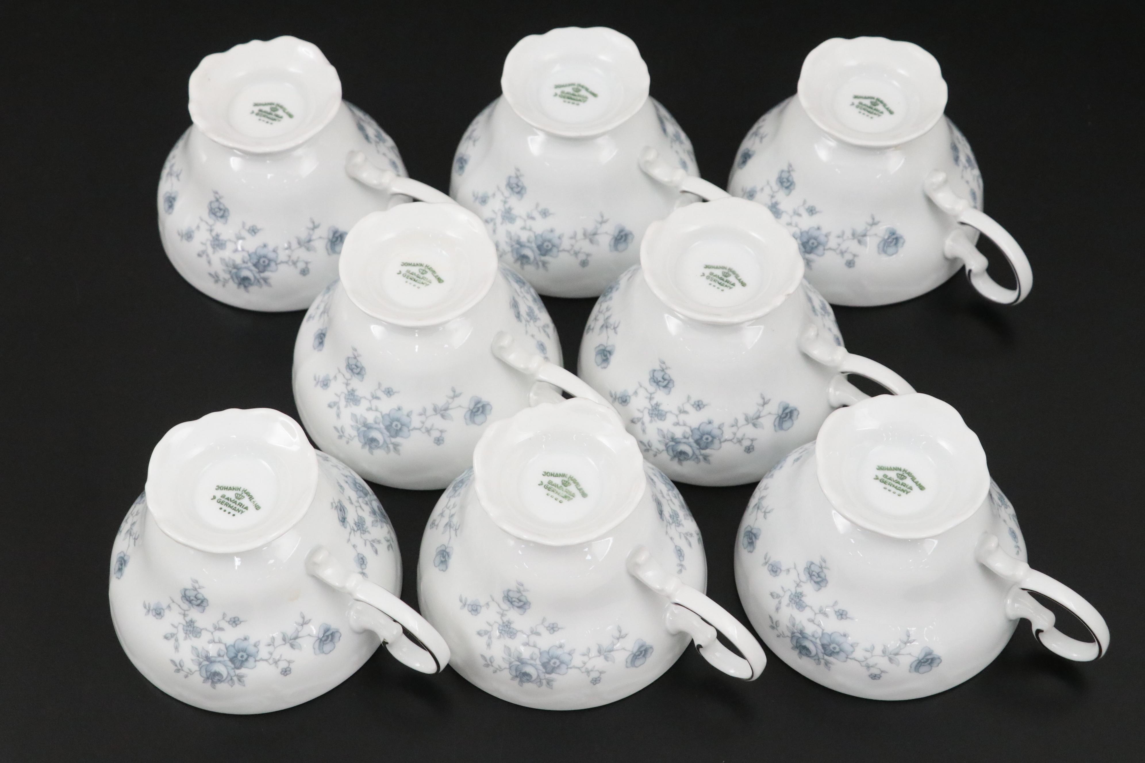 Johann Haviland "Blue Garland" Porcelain Dinnerware, 1974–1990