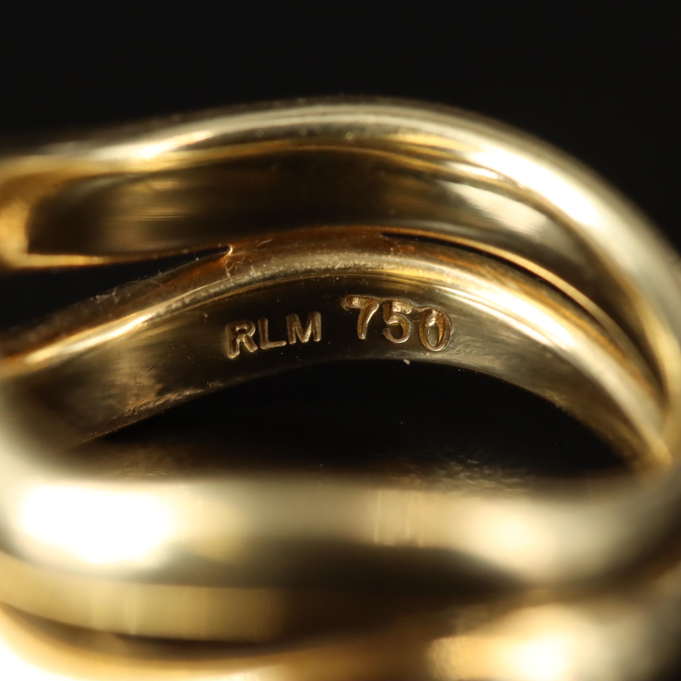 Robert Lee Morris 18K Wave Ring