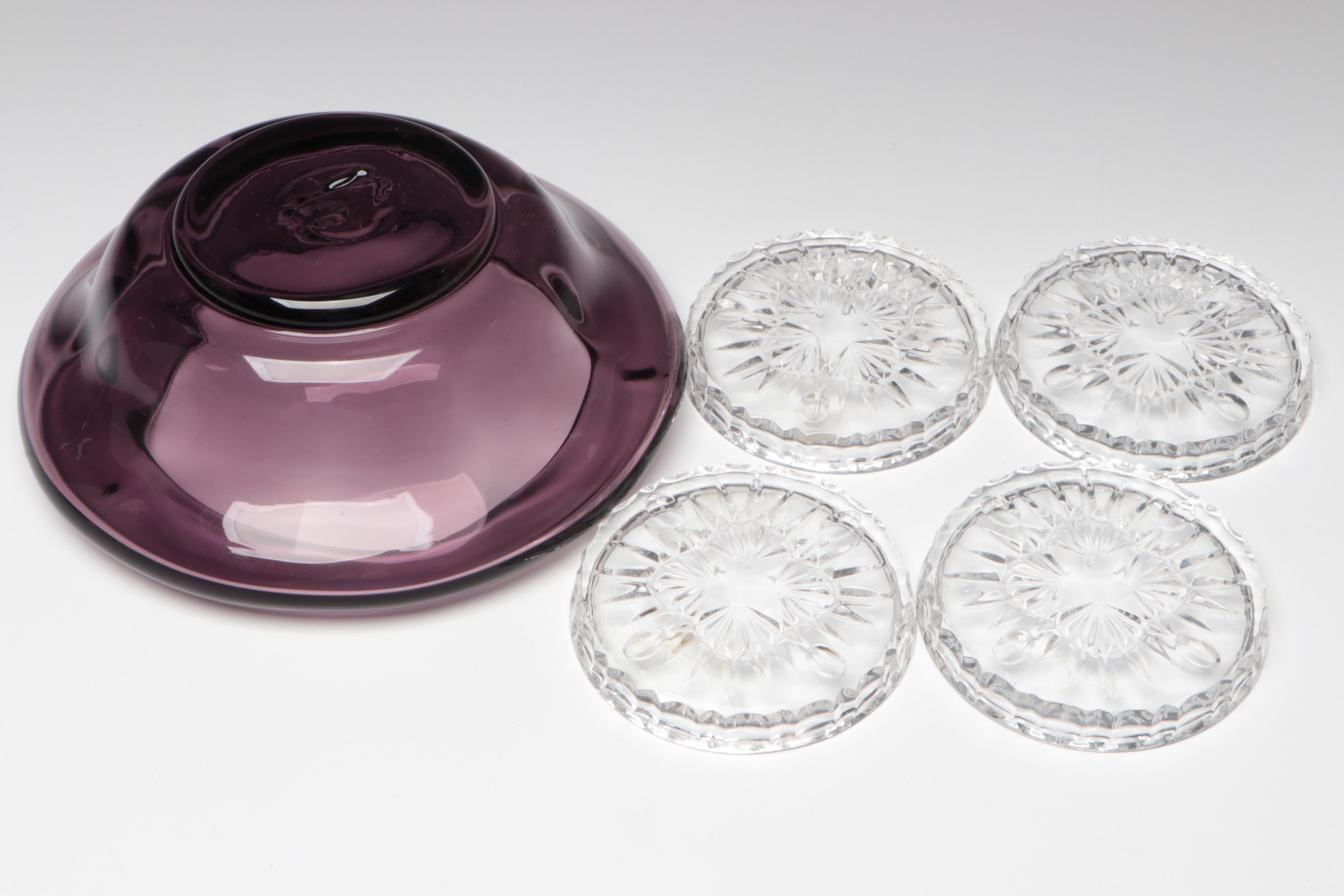 Lenox "Holiday" Porcelain Pitcher with Hand-Painted Porcelain Bowl and More