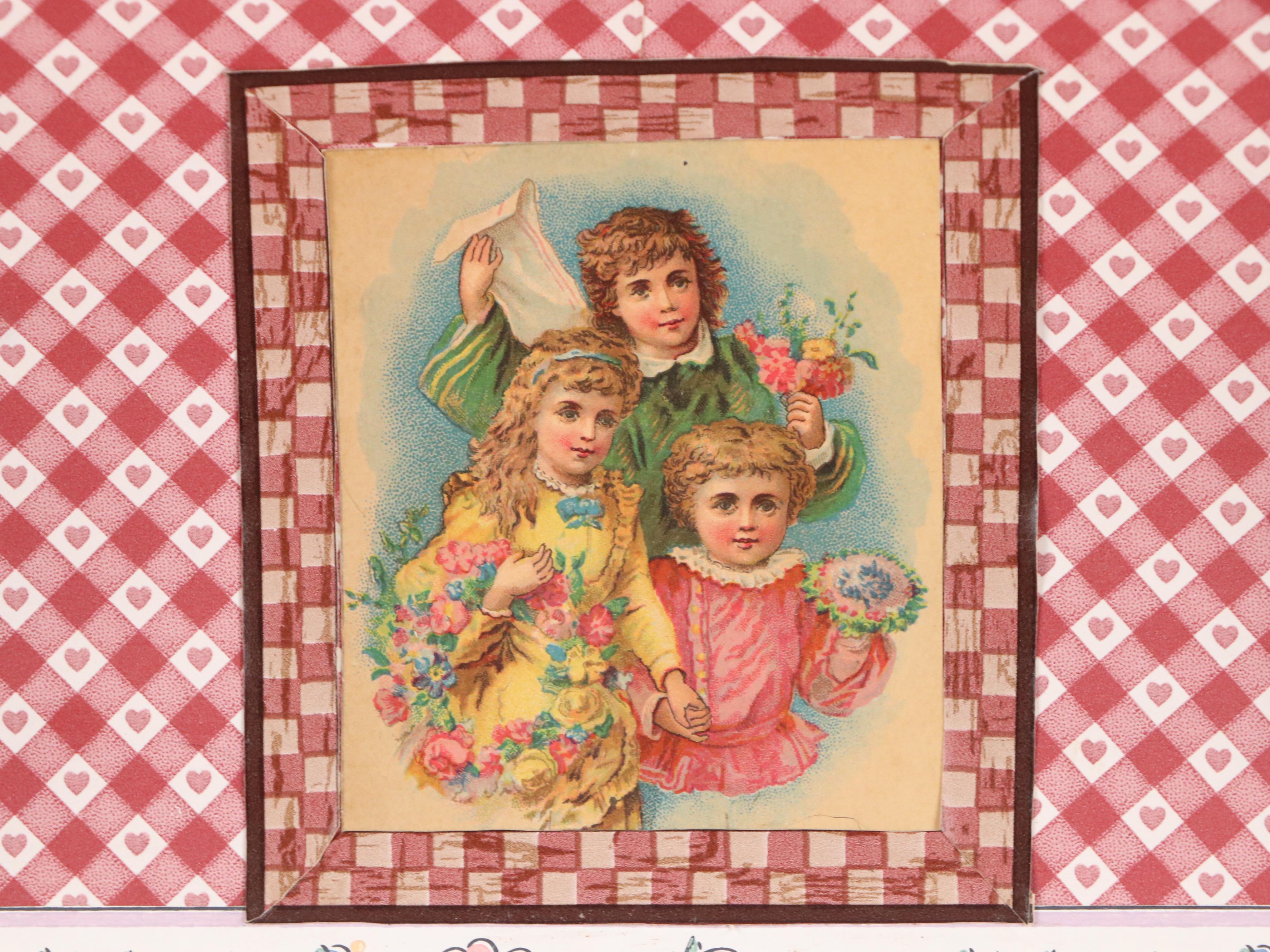 Finished Wood Doll Cradle and Trunk with Doll Clothes