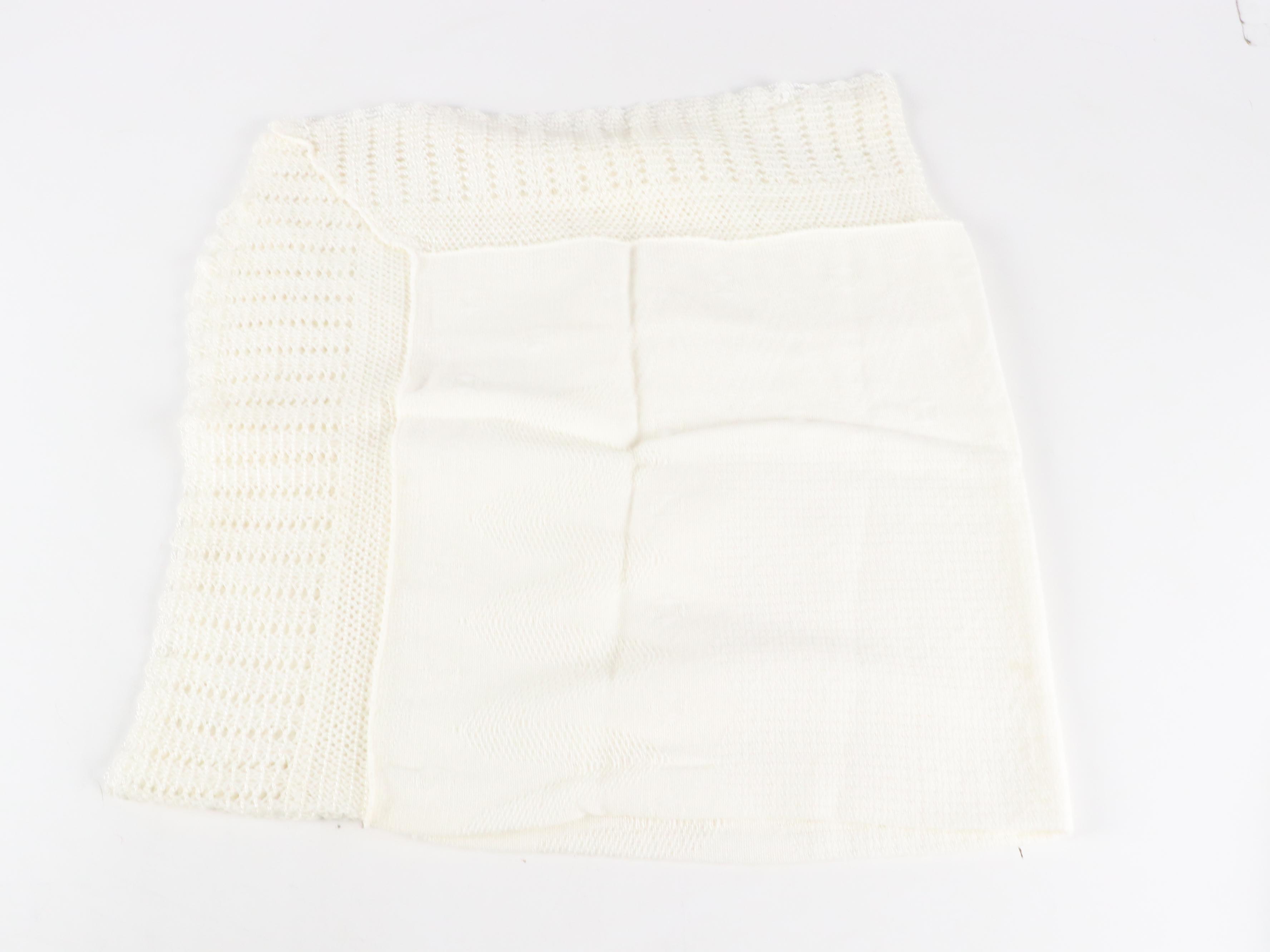 Finished Wood Doll Cradle and Trunk with Doll Clothes