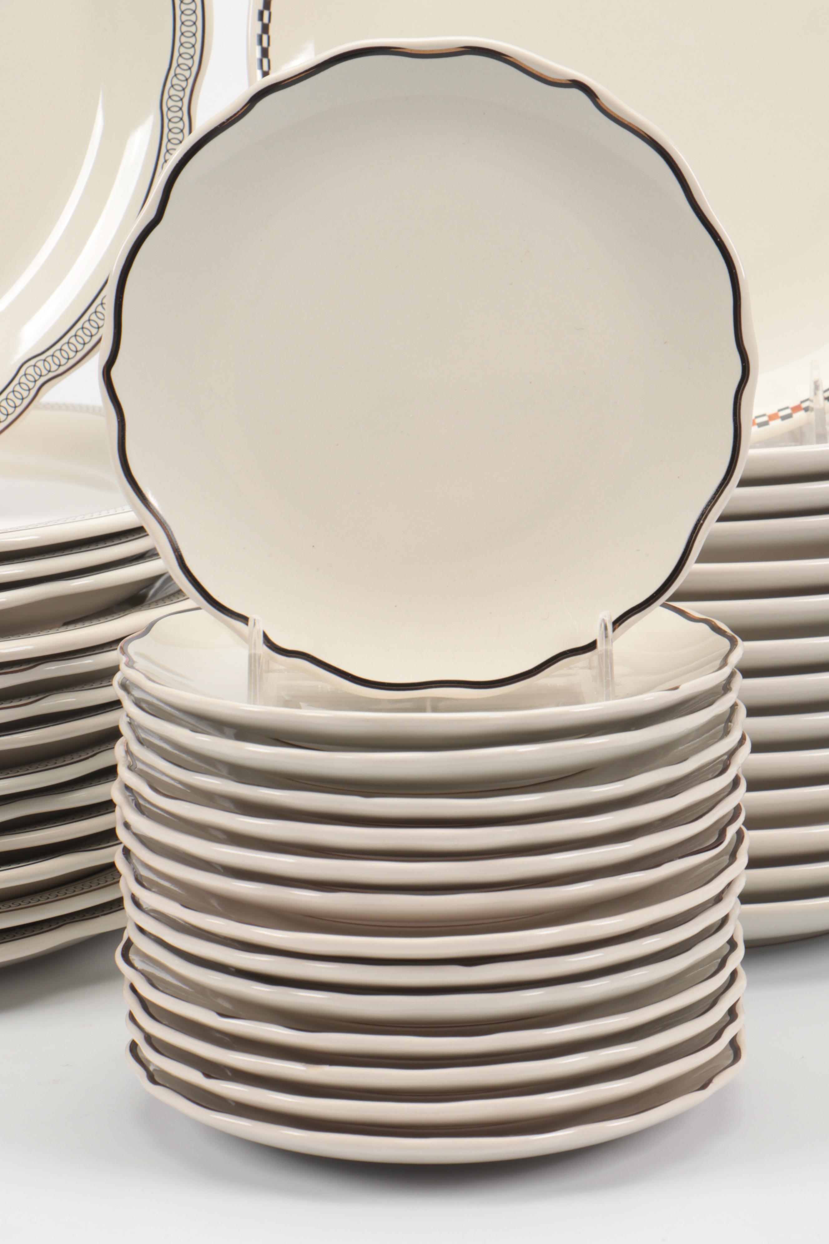 Fishs Eddy for West Elm Ceramic Dinnerware EBTH