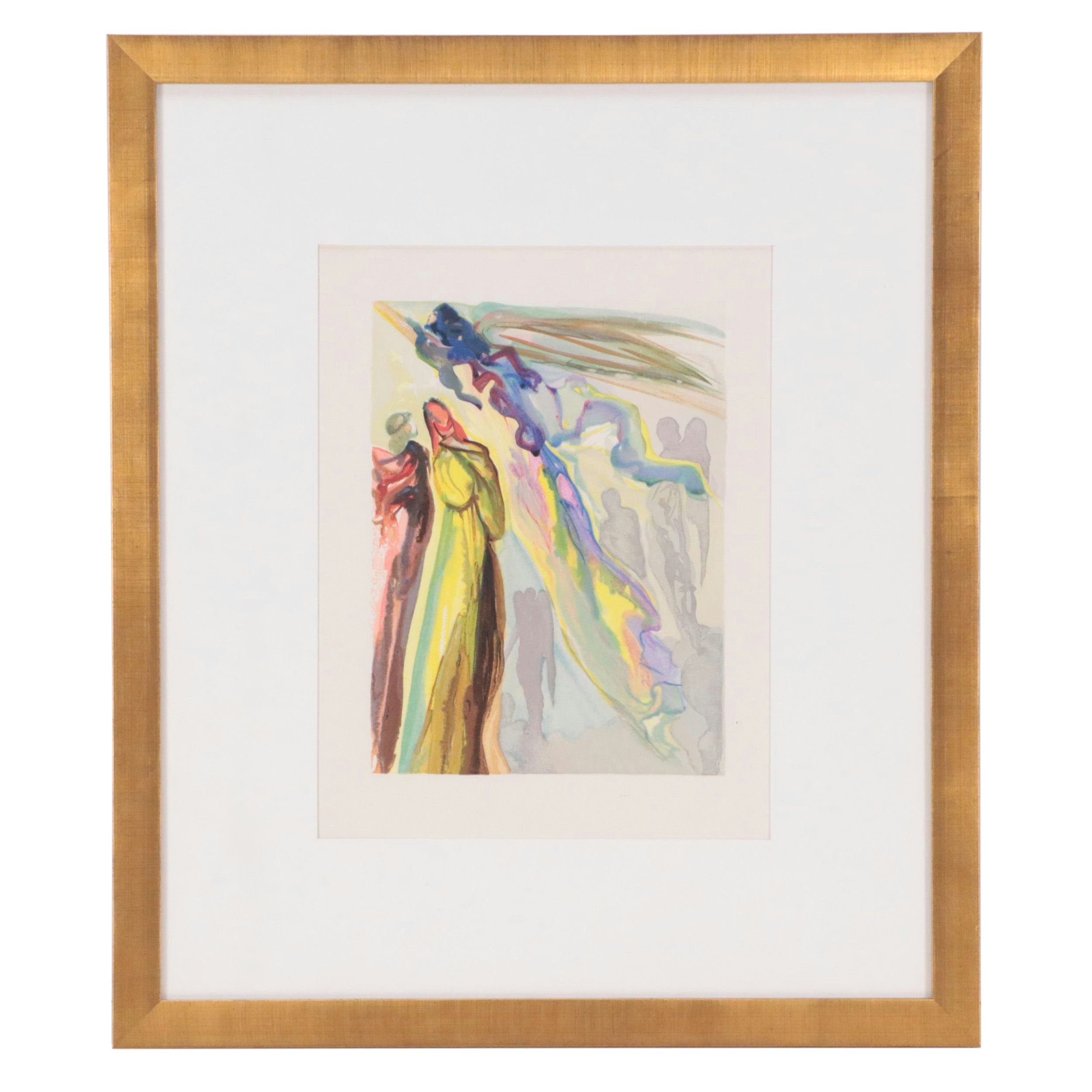 Salvador Dalí Wood Engraving "Apparition de l'ancêtre," 1960-1964