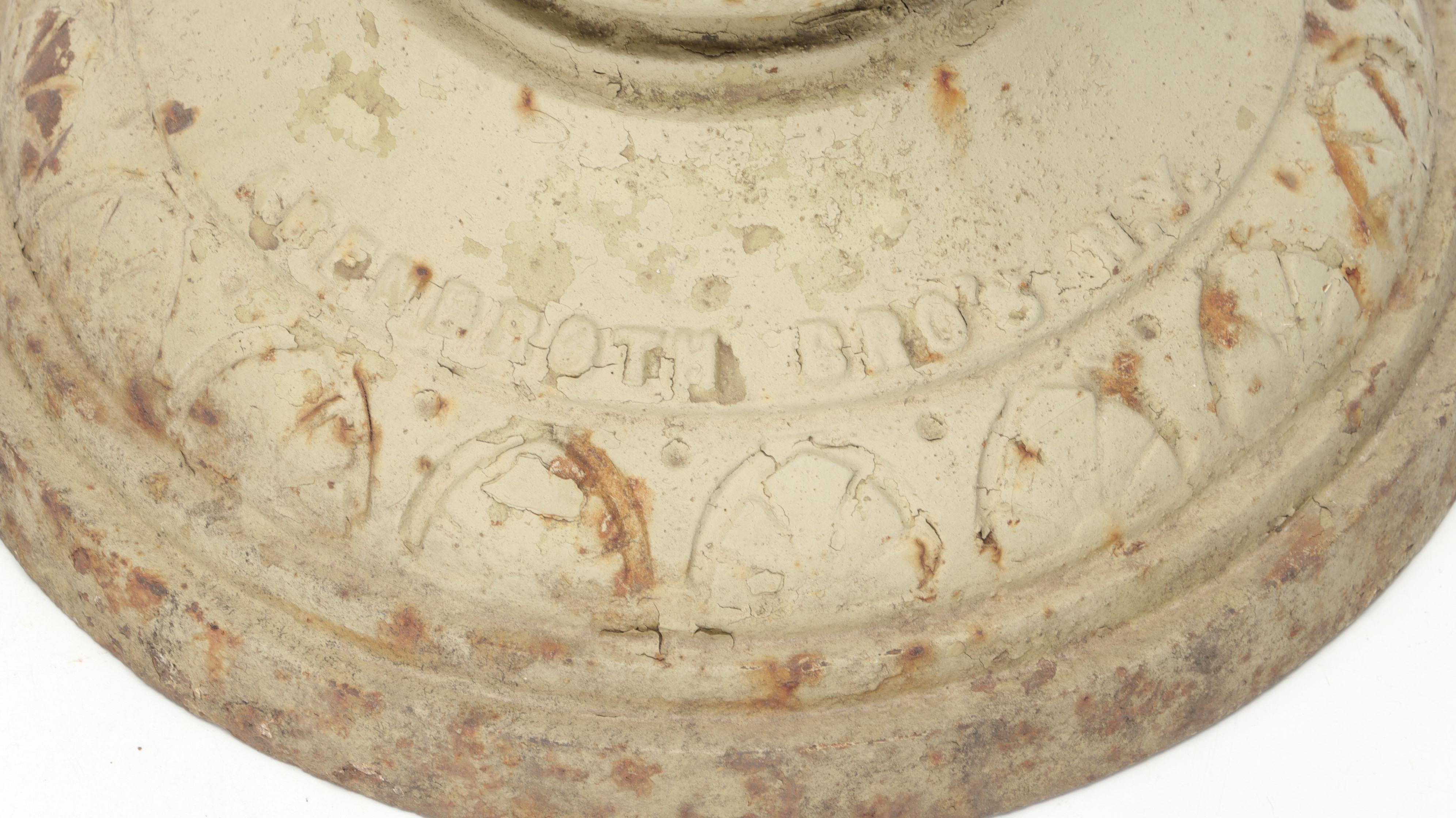 Victorian Abendroth Brothers Painted Cast Iron Water Heater Stand, 19th Century