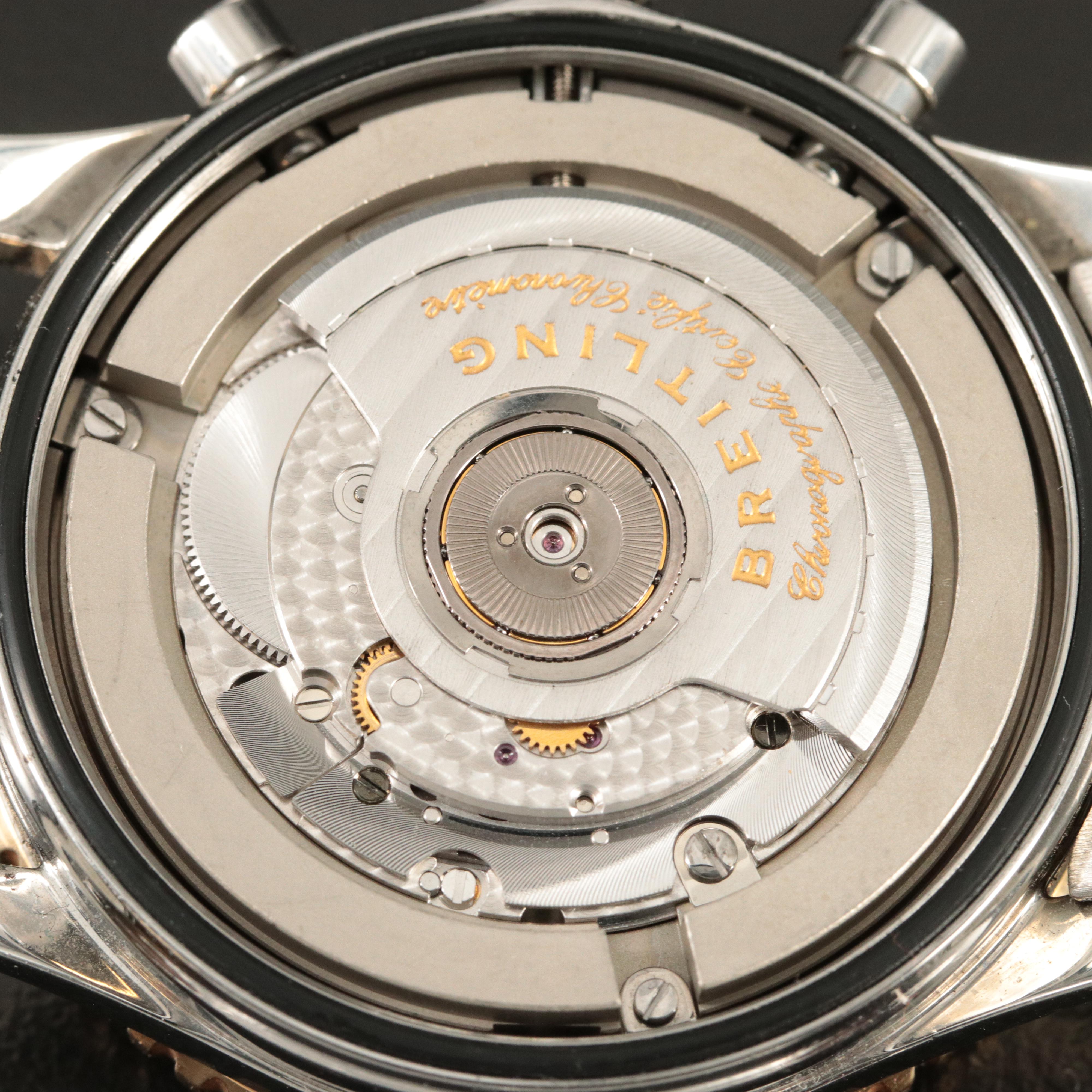 Breitling Navitimer Cosmonaute 41.5MM 18K Gold and Steel Automatic Watch