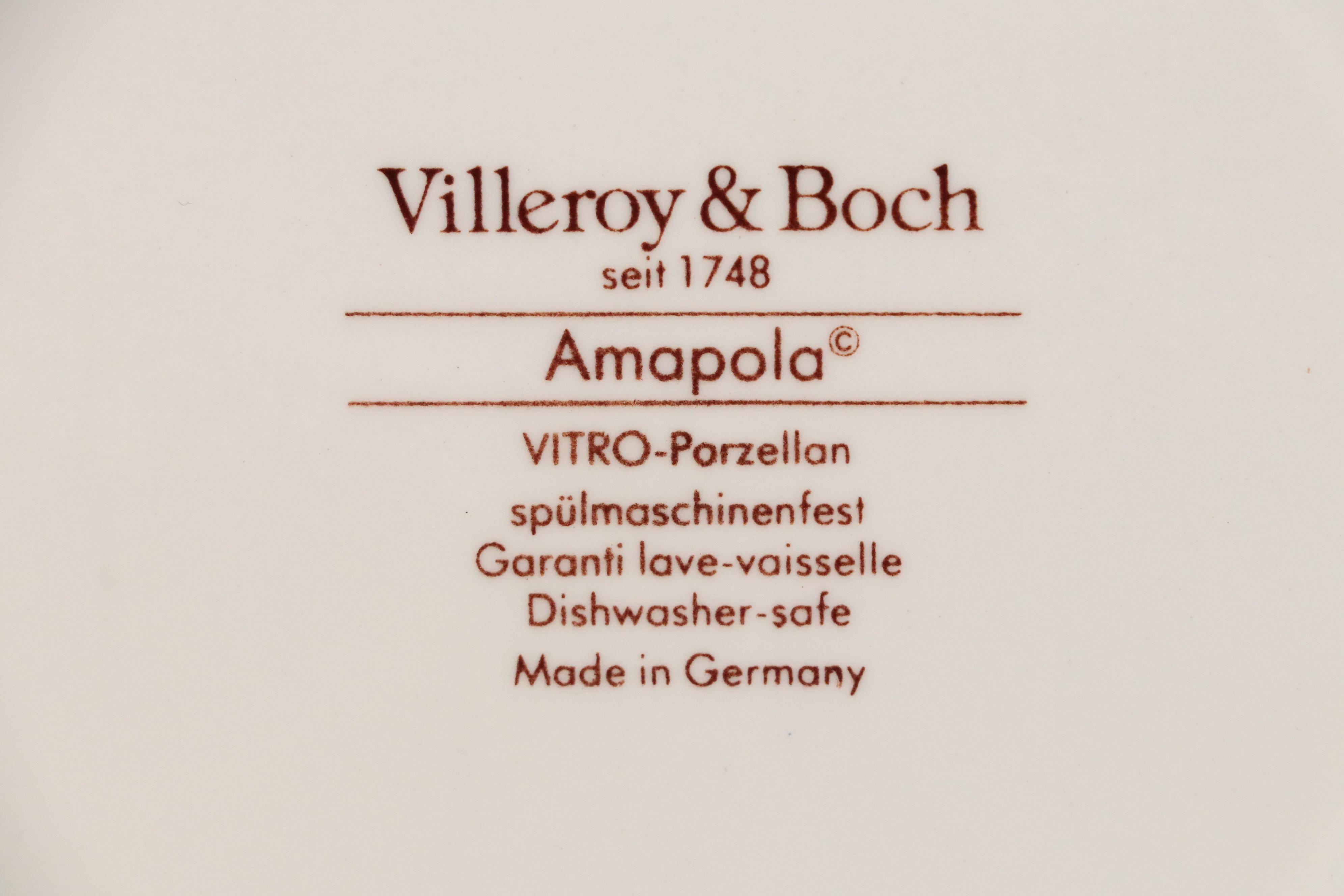 Villeroy & Boch "Amapola" Porcelain Dinnerware