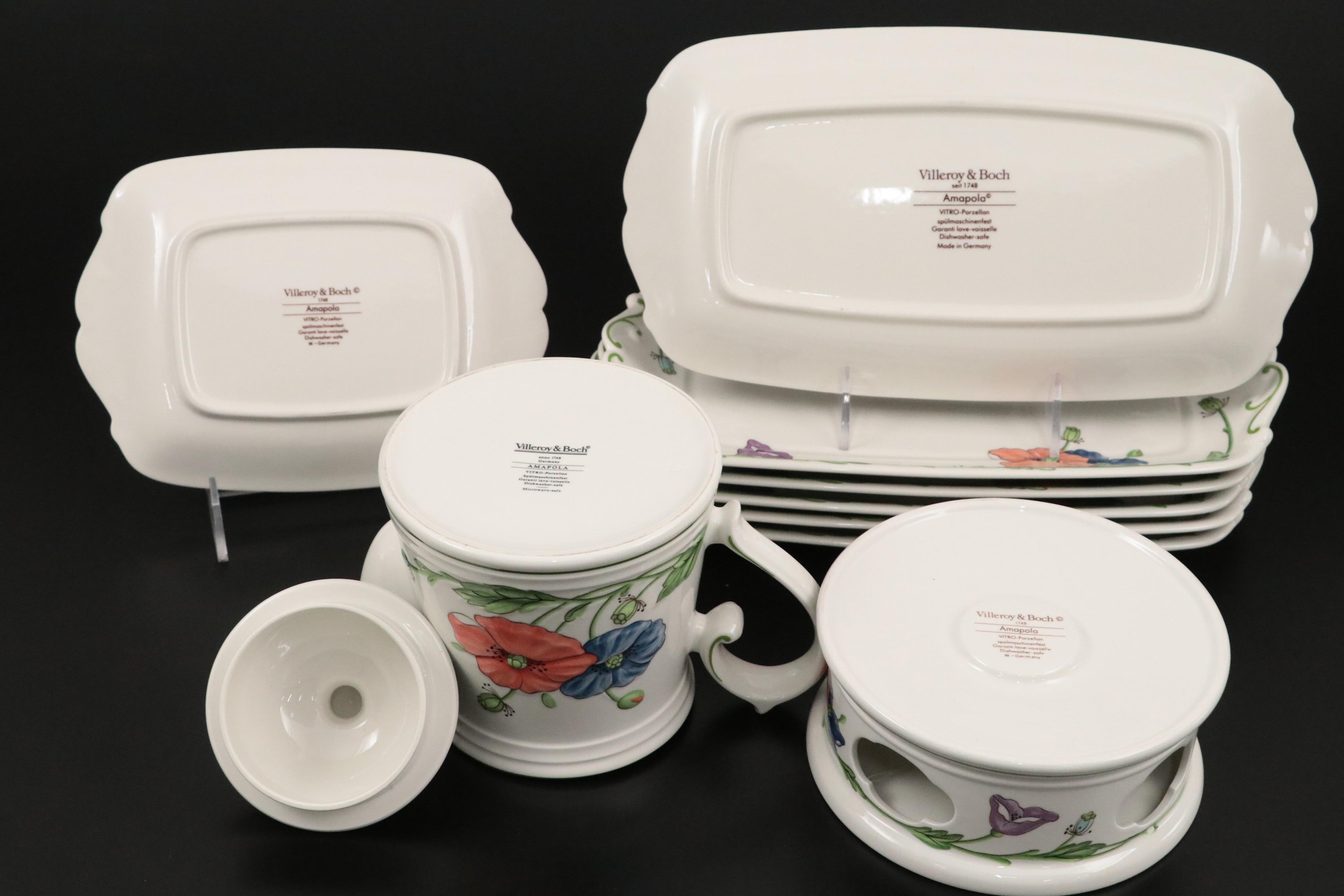 Villeroy & Boch "Amapola" Porcelain Dinnerware
