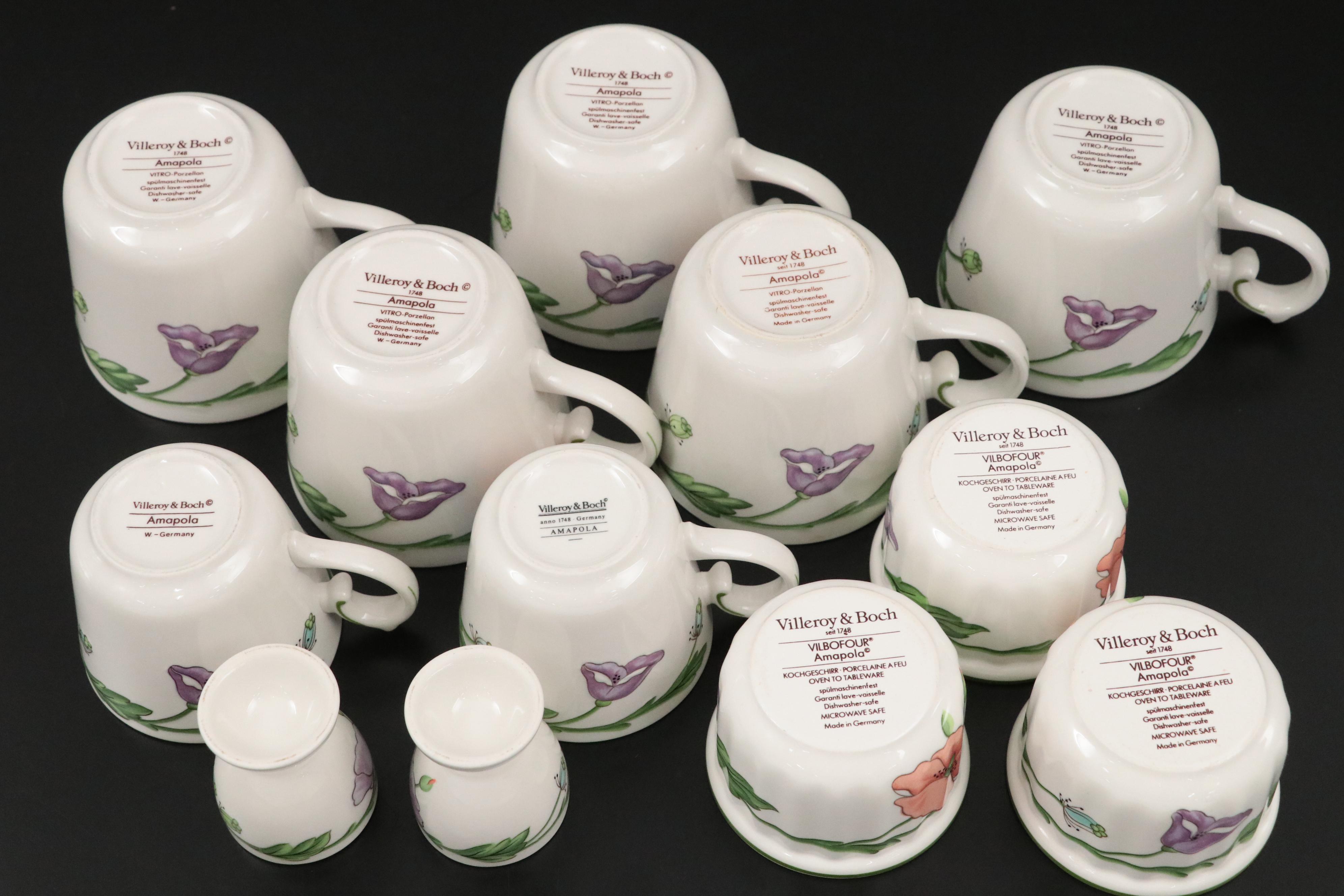 Villeroy & Boch "Amapola" Porcelain Dinnerware
