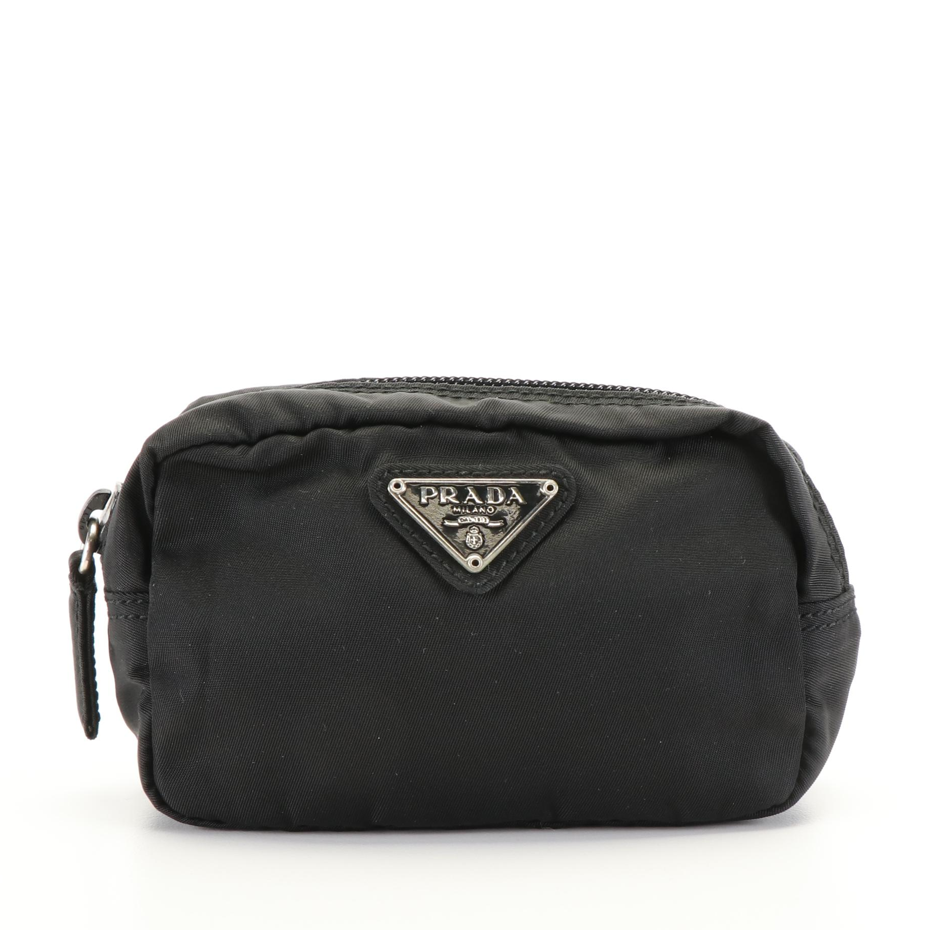 Prada Pochette in Black Tessuto Nylon