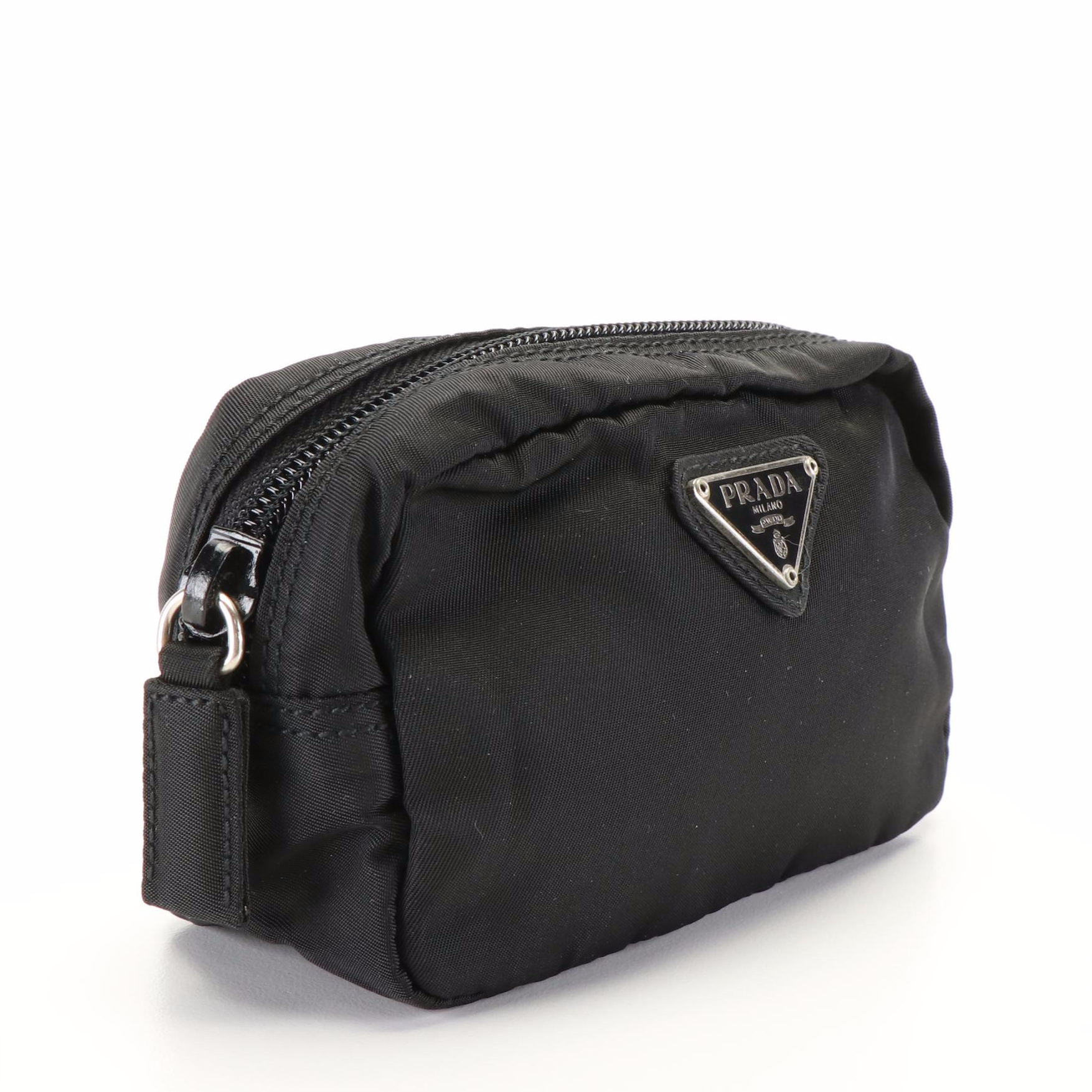 Prada Pochette in Black Tessuto Nylon