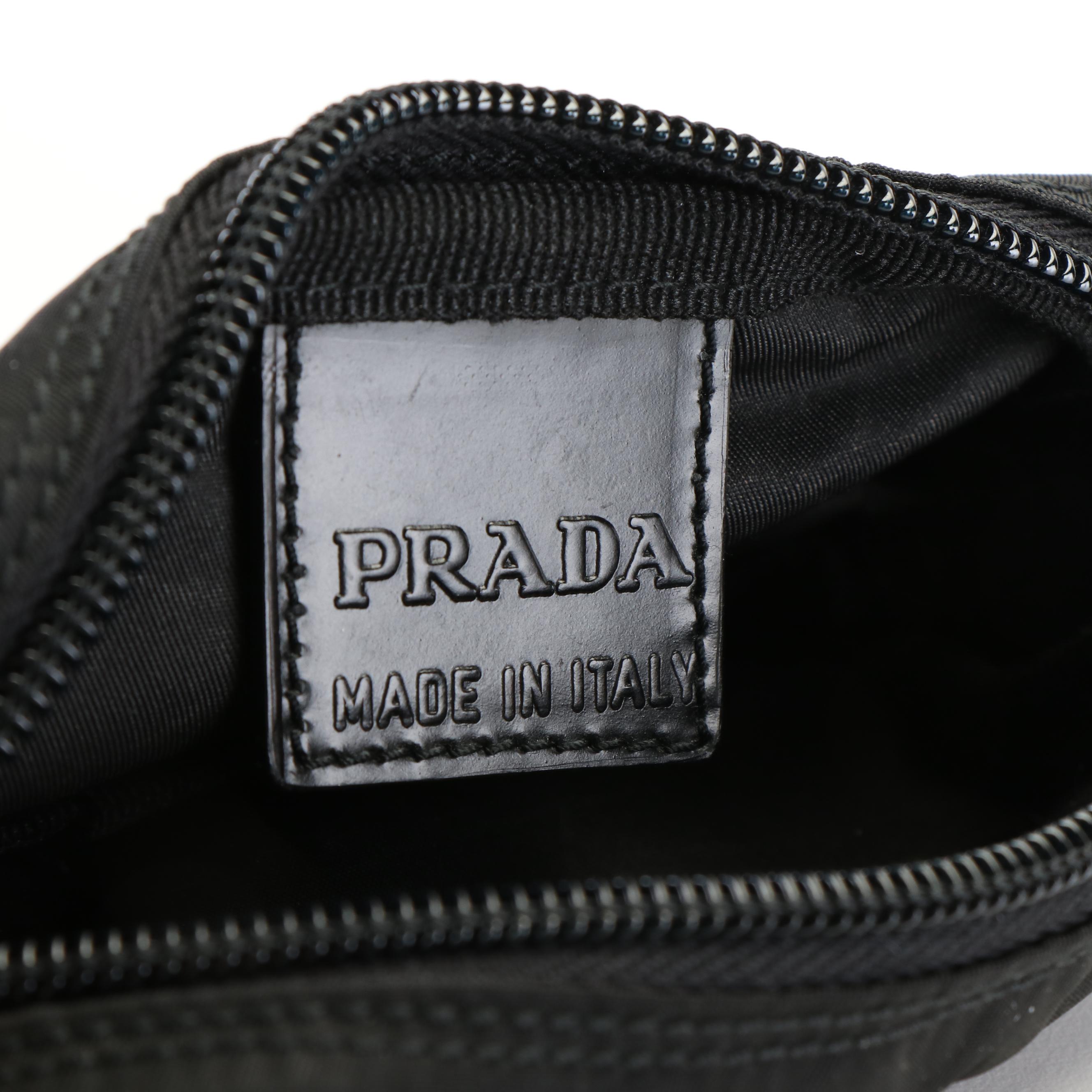 Prada Pochette in Black Tessuto Nylon