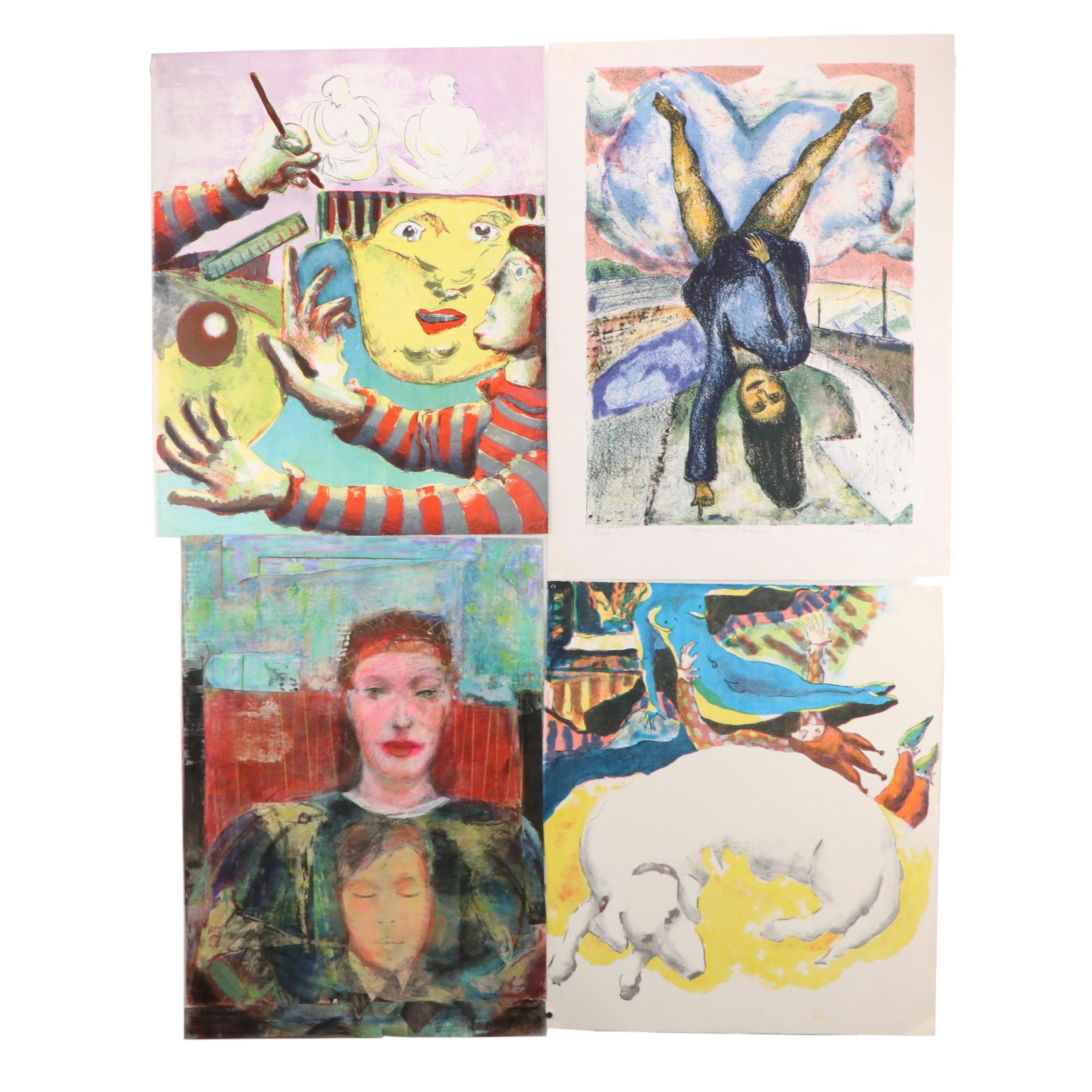 Dean Looker Lithographs and More, Late 20th Century