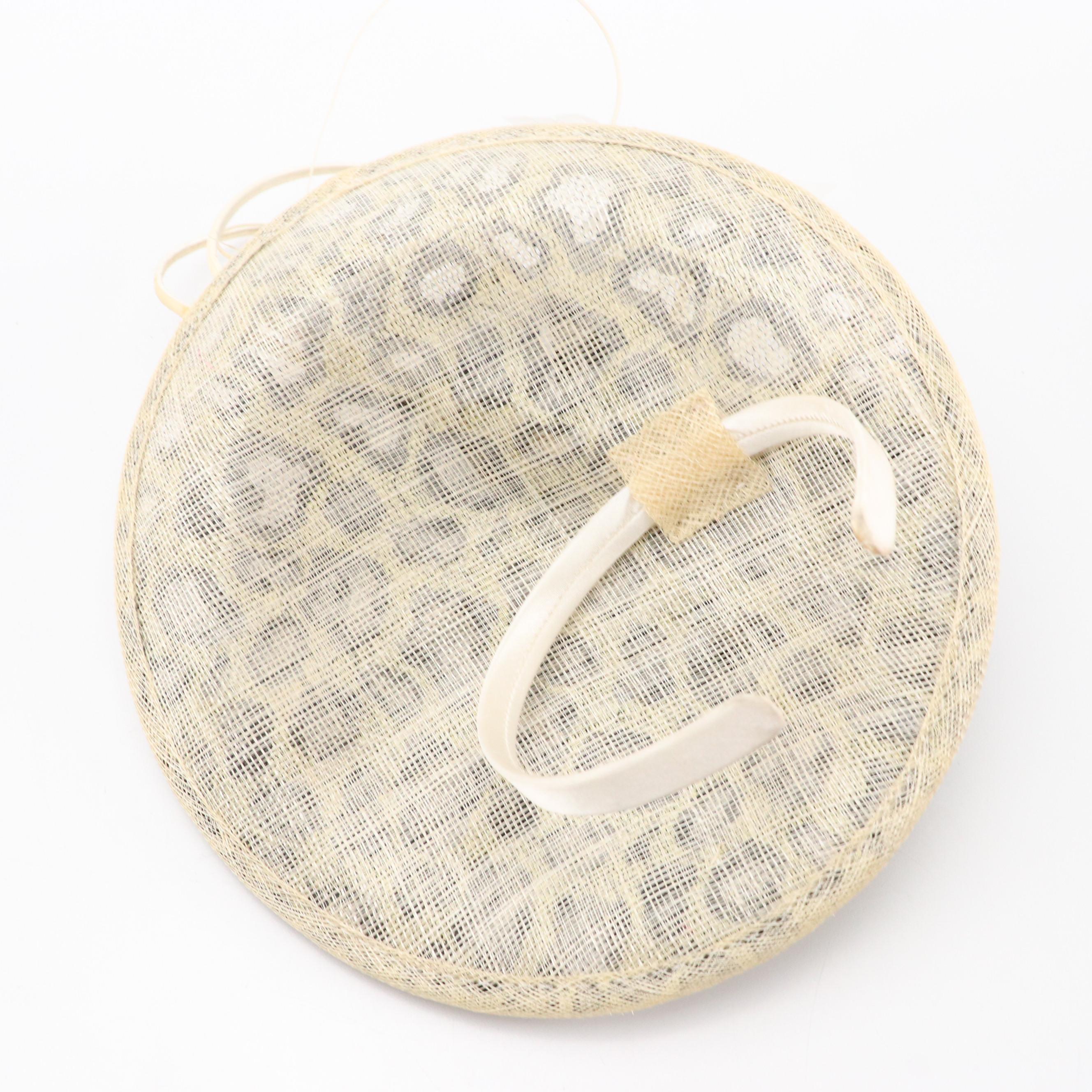 Feathered Leopard Derby Hat Fascinator Headband