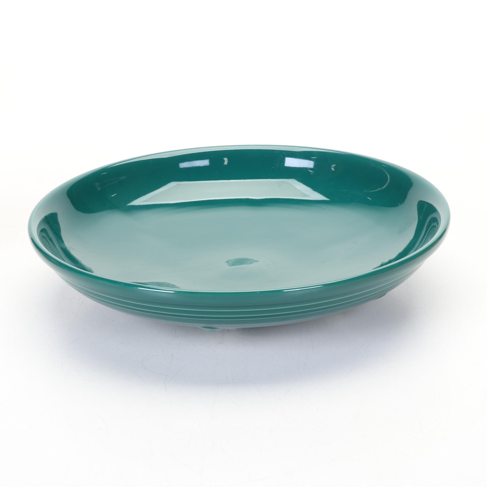 Modern "Fiesta" Collection Features Ltd. Edition Evergreen Bowl & Peacock Teapot