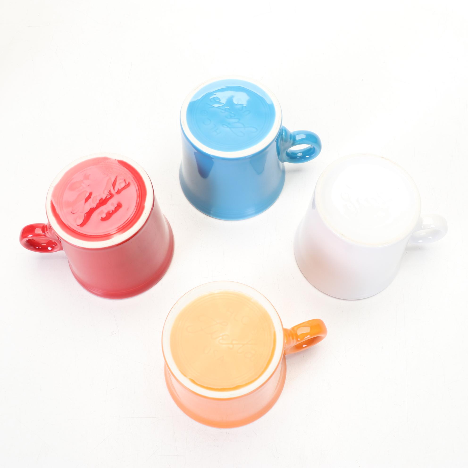 Modern "Fiesta" Collection Features Ltd. Edition Evergreen Bowl & Peacock Teapot