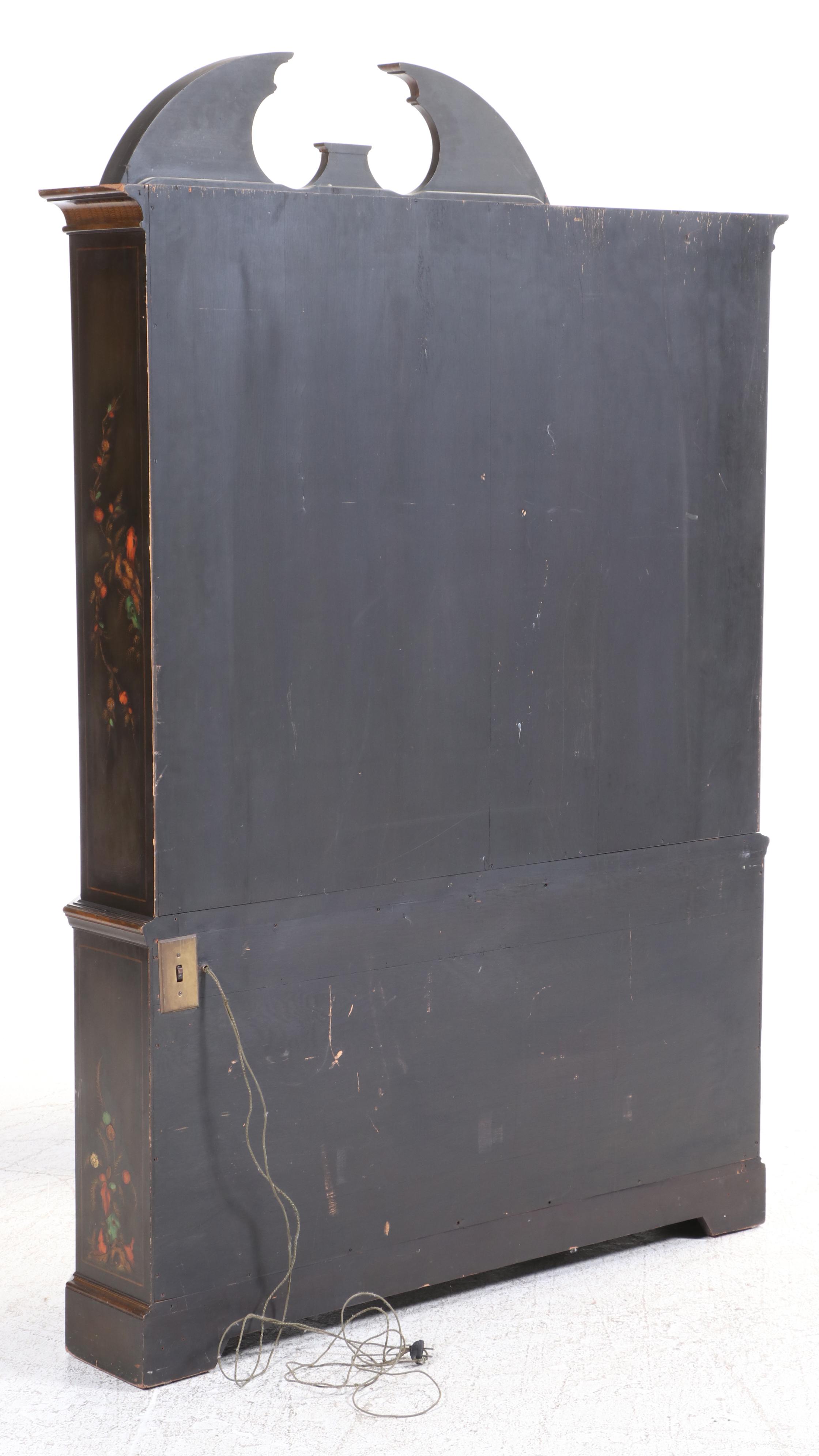 Schmieg & Kotzian Chinoiserie-Decorated Queen Anne Style China Cabinet