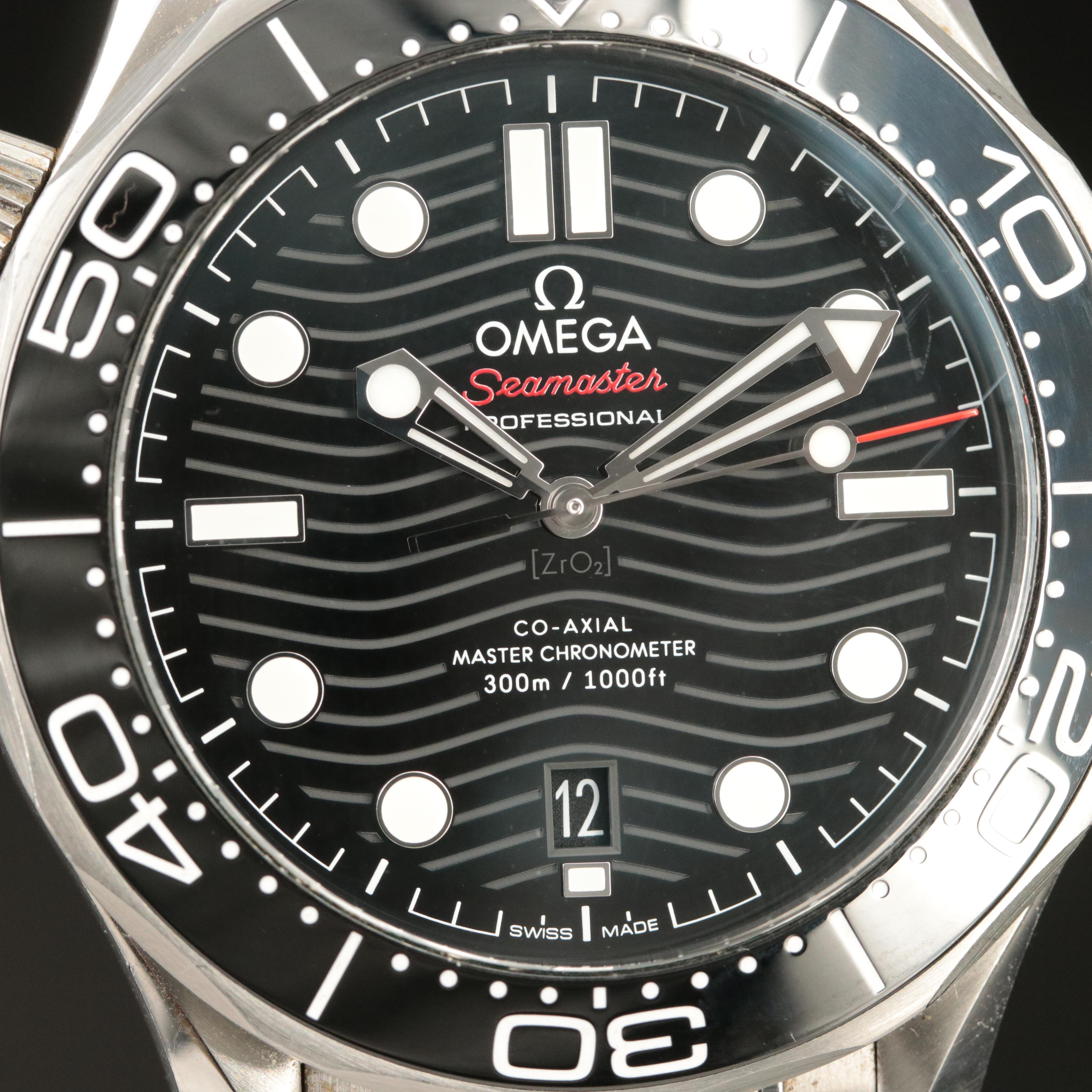 Omega Seamaster Professional Chronometer Black Dial Watch
