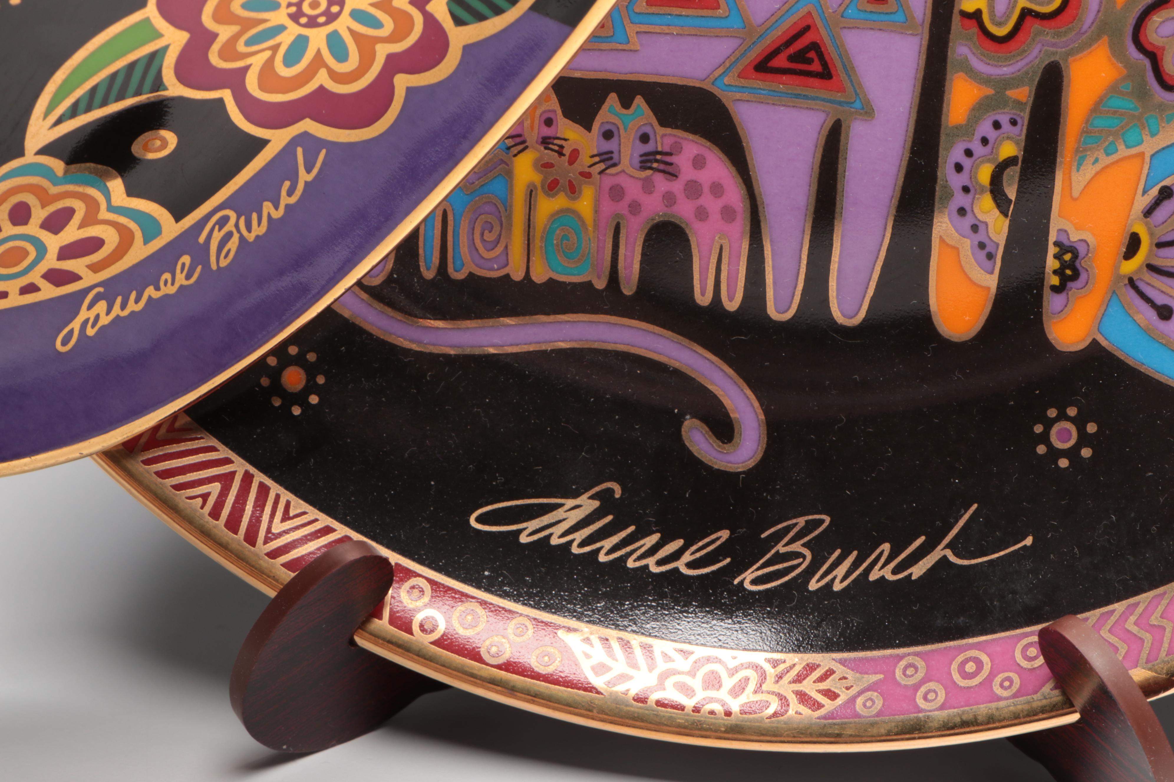 Laurel Burch Fabulous Felines Platters, Indiana Glass Sleeping Cat Votives, More