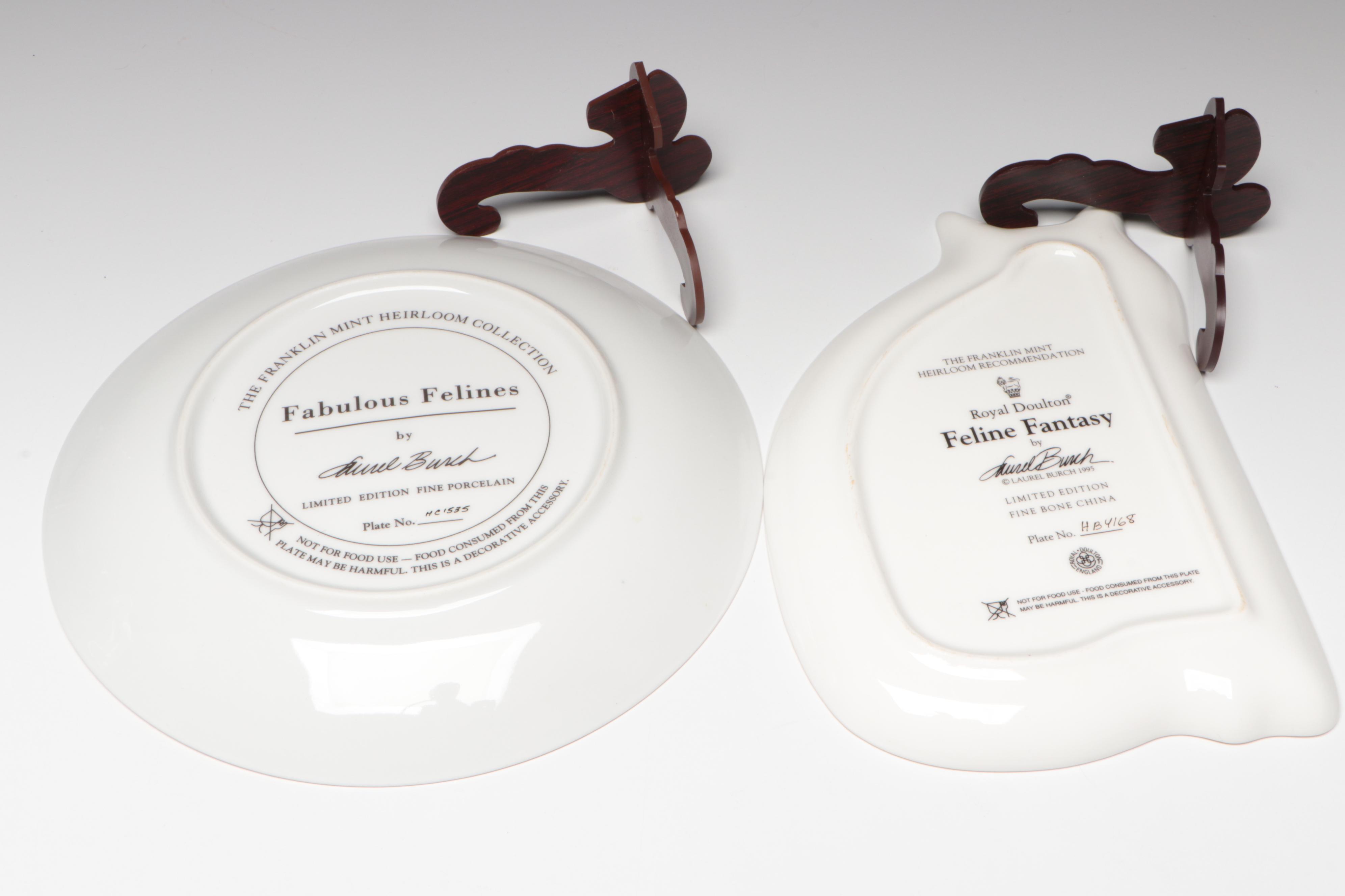 Laurel Burch Fabulous Felines Platters, Indiana Glass Sleeping Cat Votives, More