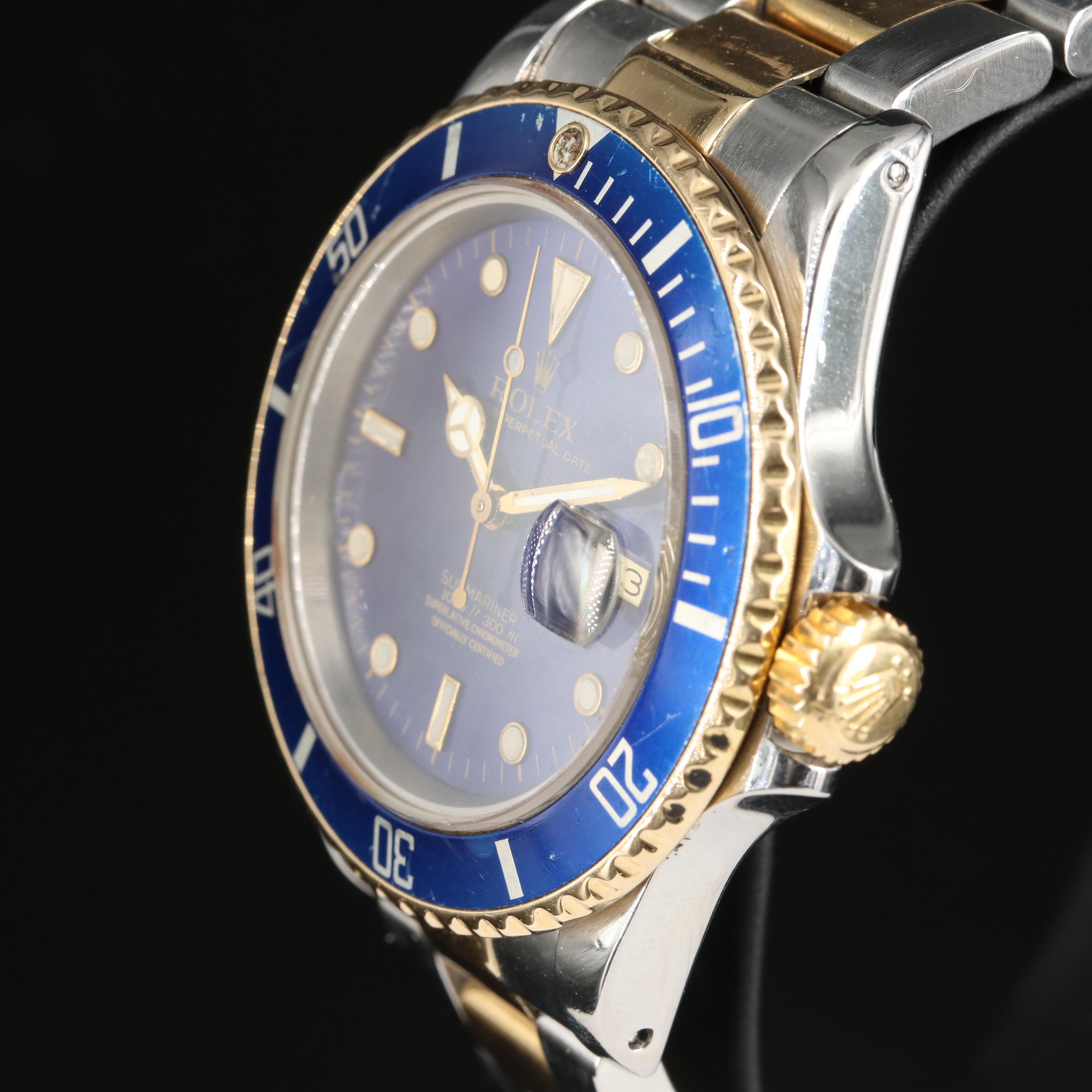 1985 Rolex Submariner Date Automatic Watch