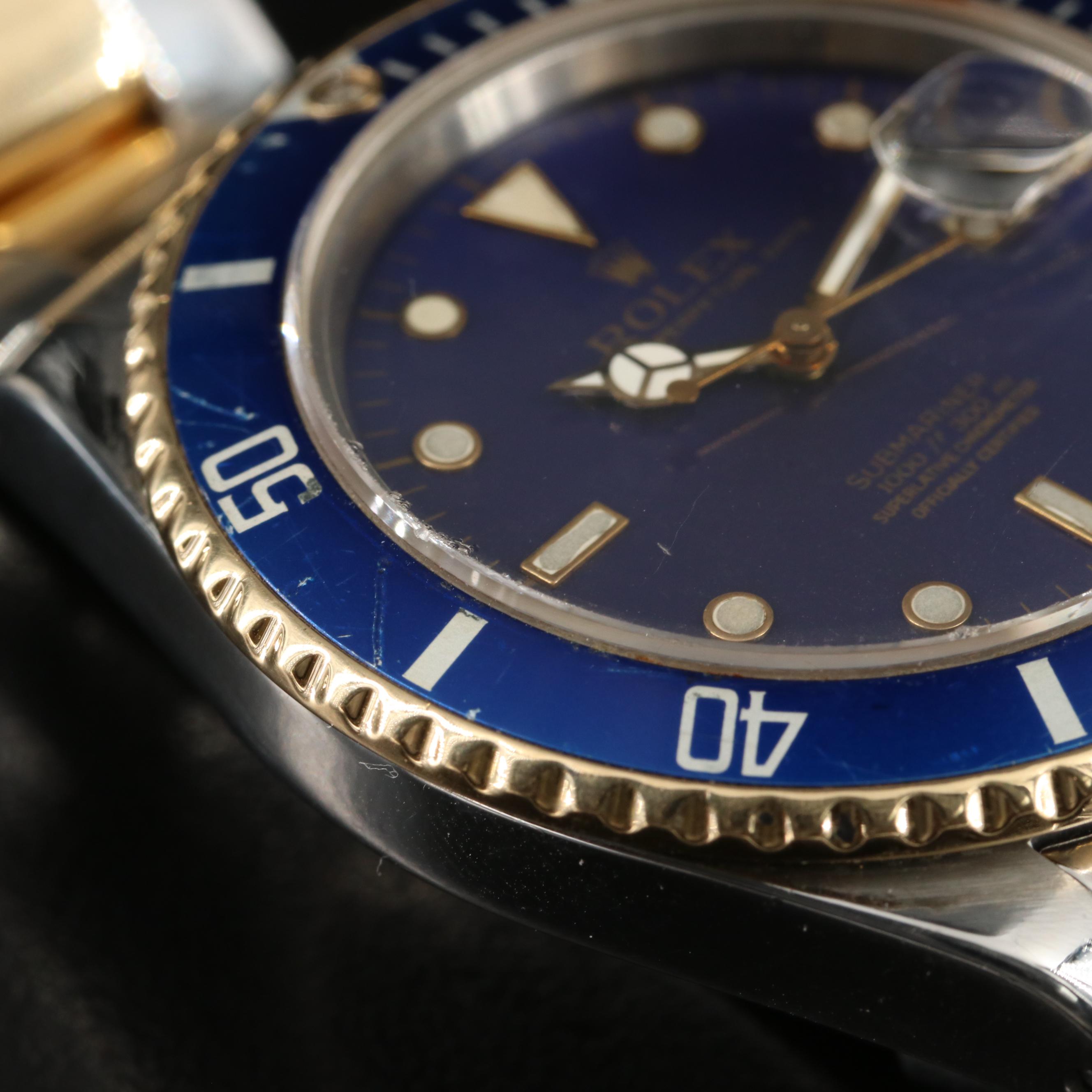 1985 Rolex Submariner Date Automatic Watch