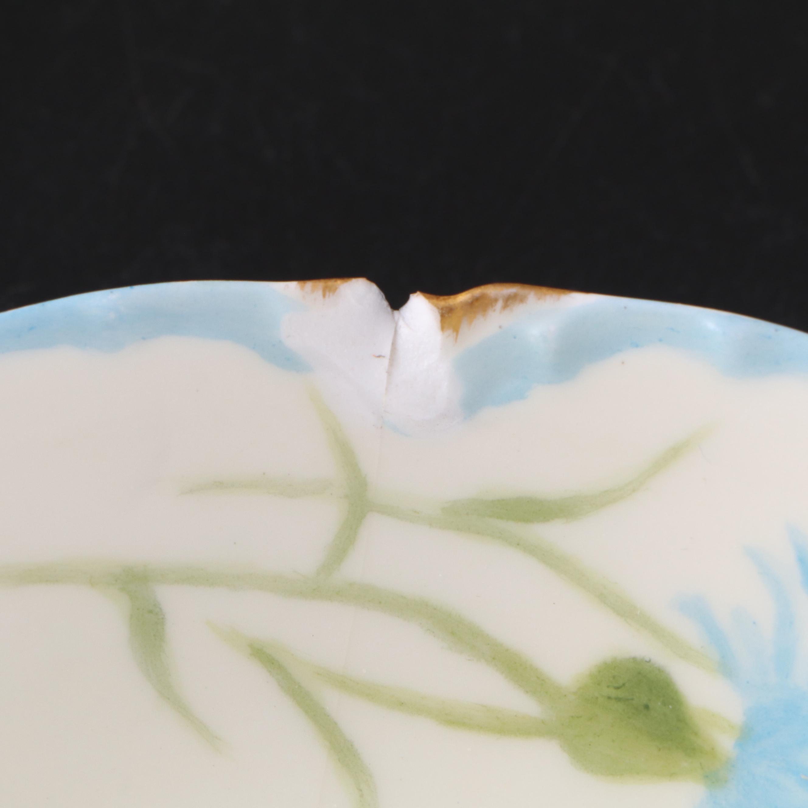 French Haviland & Co. and More Gilt Floral Porcelain Dishes