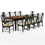 Century Furniture "Chin Hua" Chinese Style Dining Table and Ten Chairs