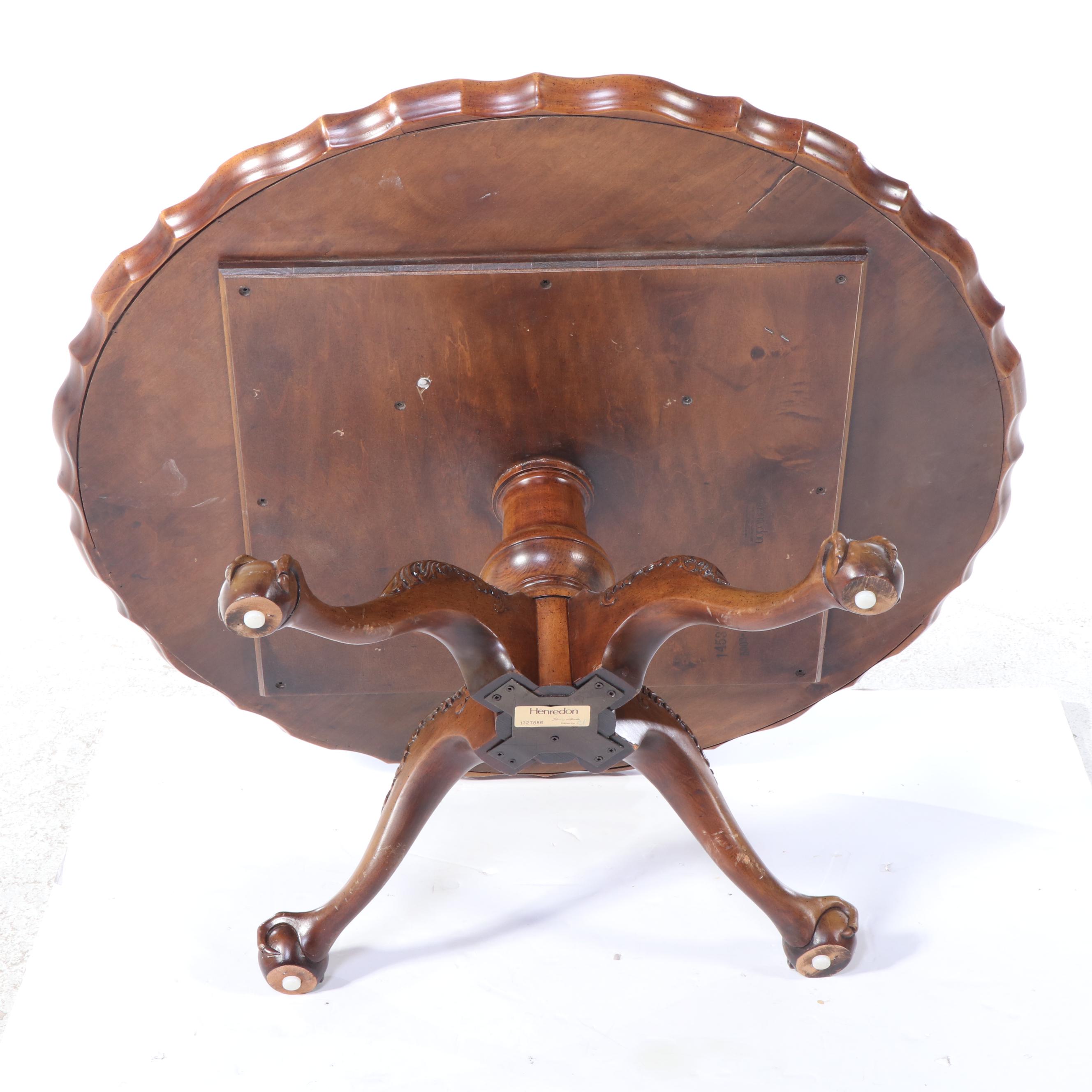 Henredon Chippendale Style Mahogany Coffee Table