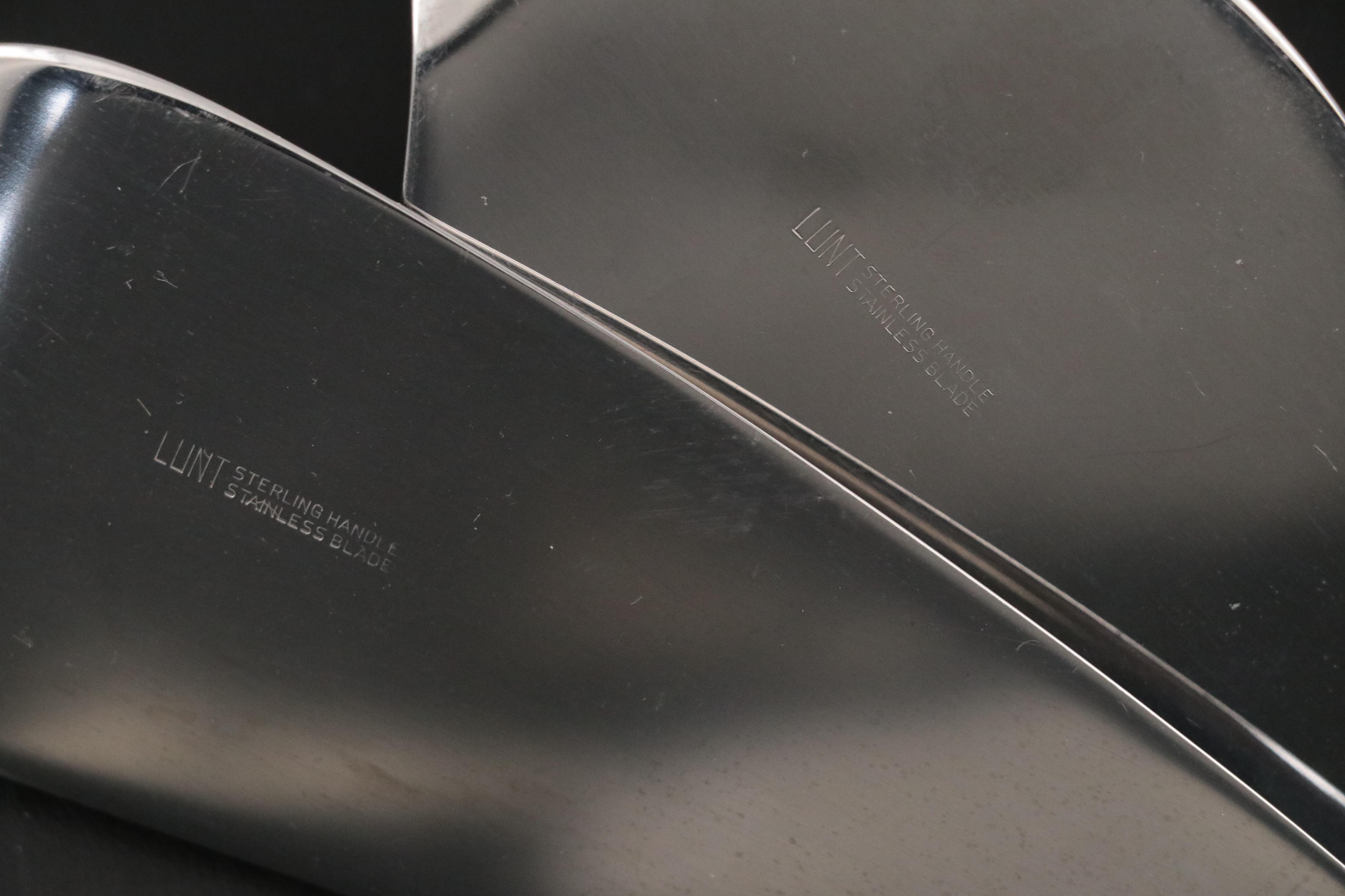 Lunt "Eloquence" Sterling Silver Flatware, Mid to Late 20th C.