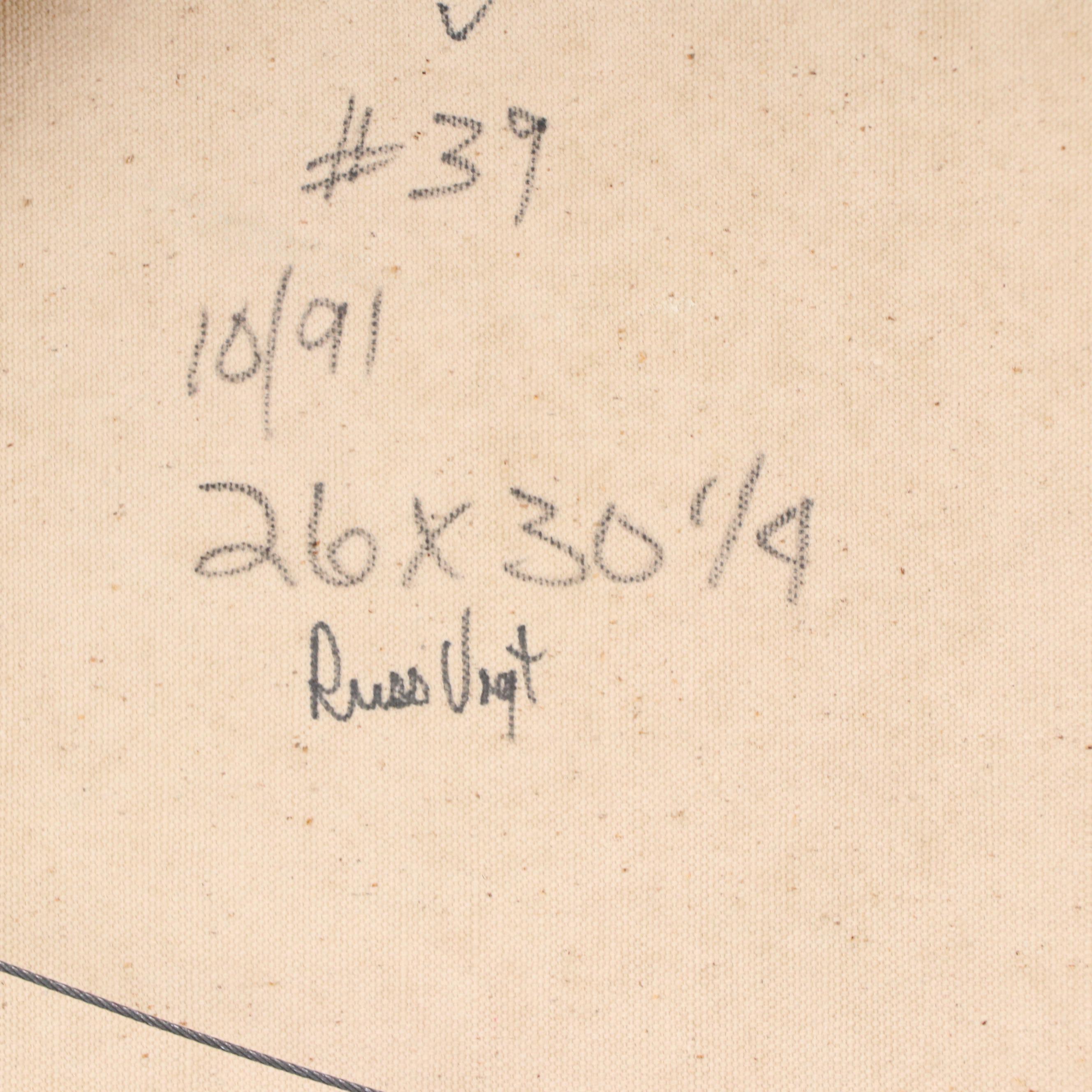 Russ Vogt Wooded Landscape Acrylic Painting