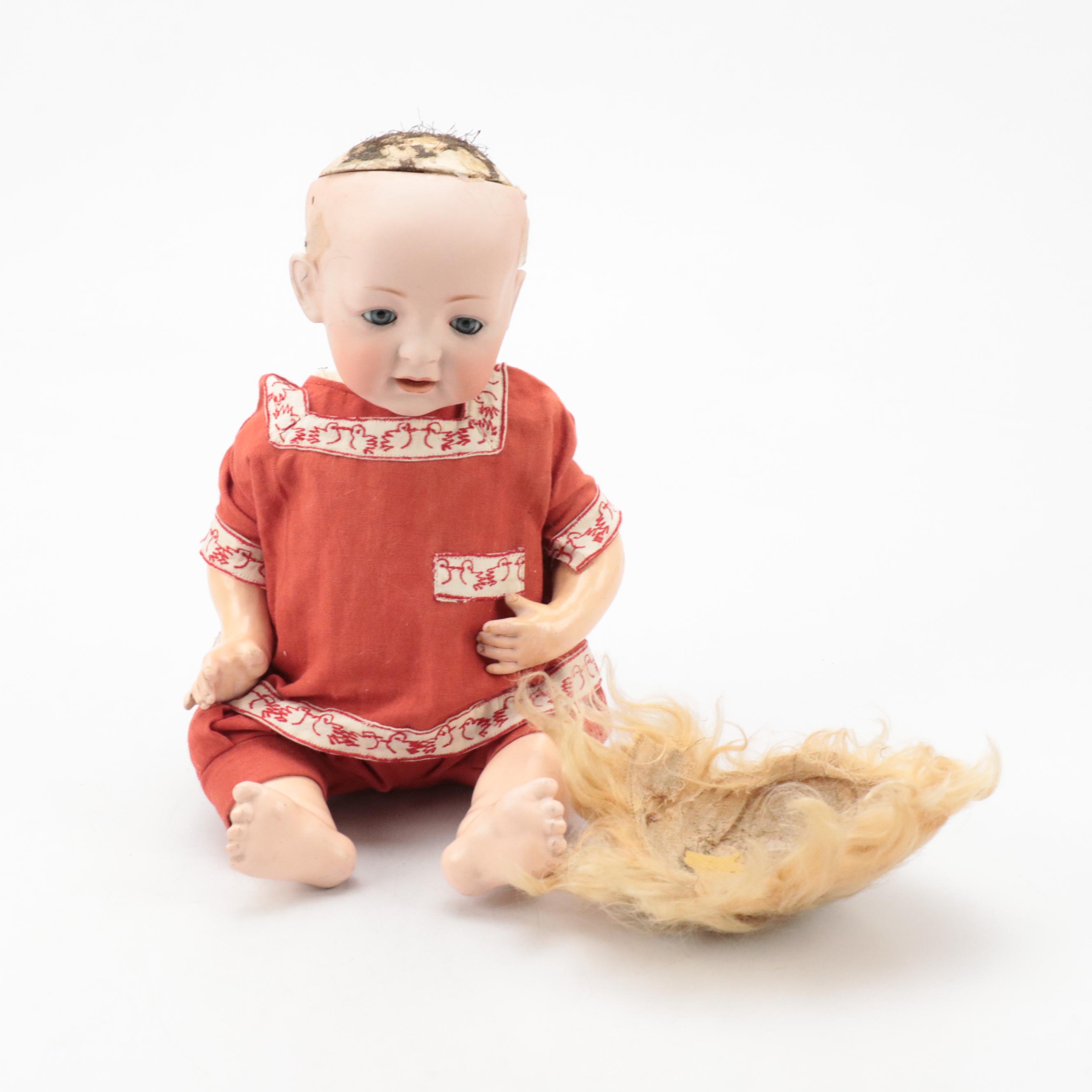 German JD Kestner #211 Sammy Character Baby Doll, Early 20th Century