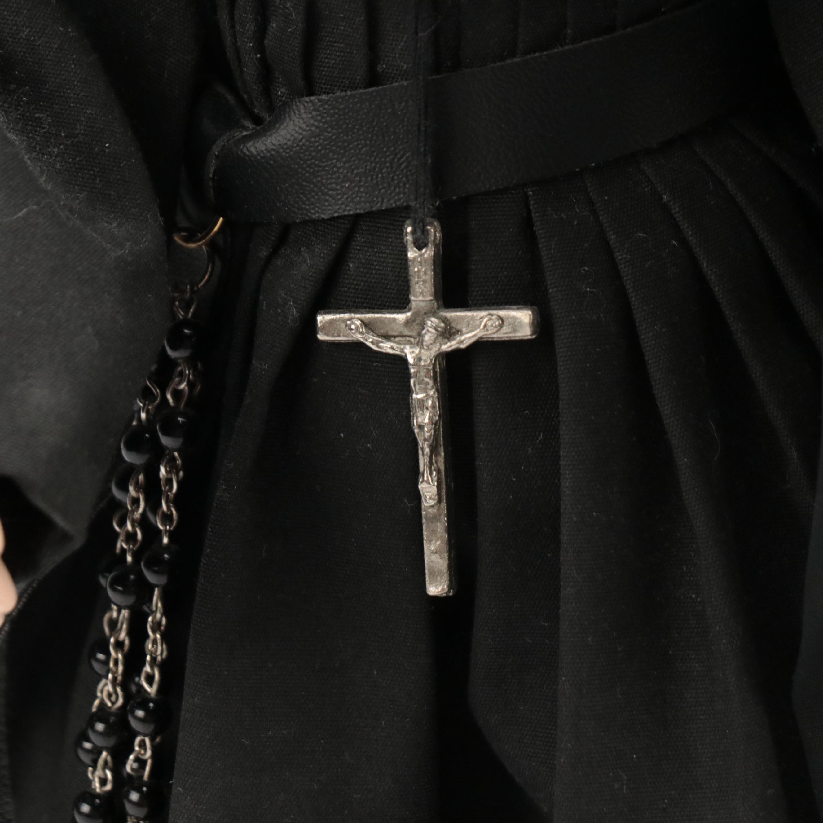 Porcelain Benedictine Nun Doll