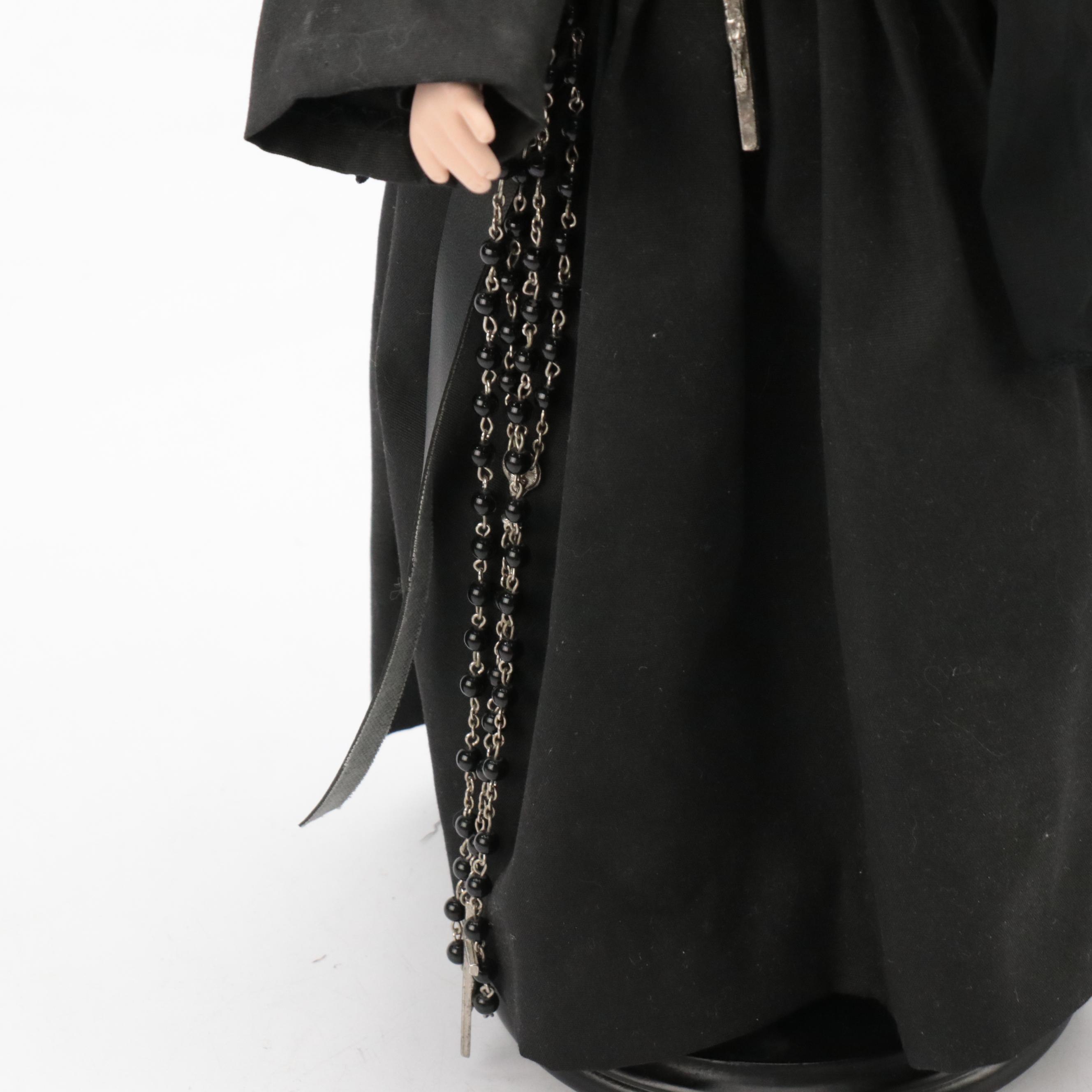 Porcelain Benedictine Nun Doll