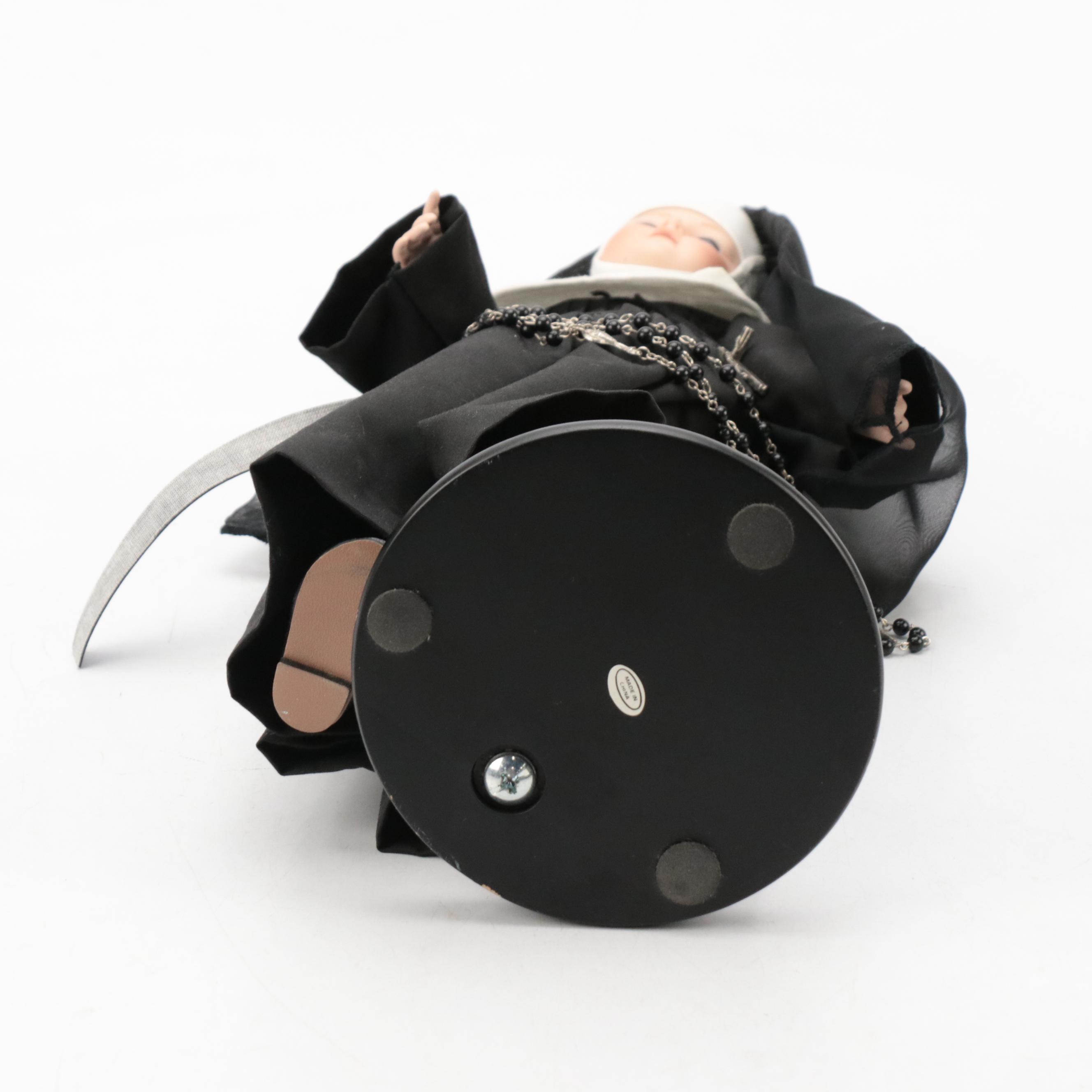 Porcelain Benedictine Nun Doll