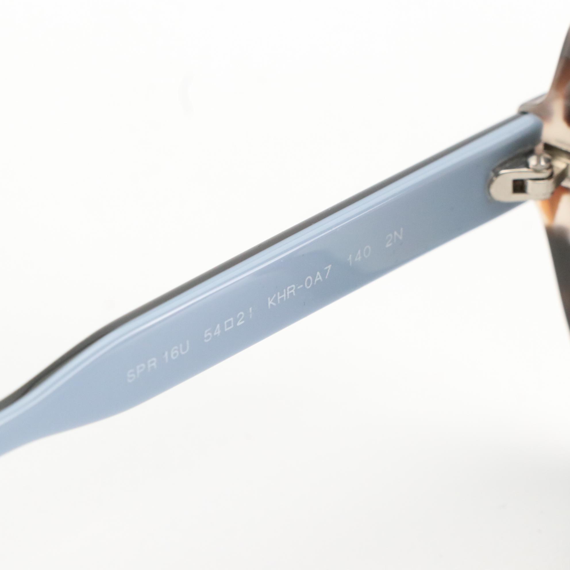 Prada SPR 16U Oversized Square Sunglasses with Case and Box