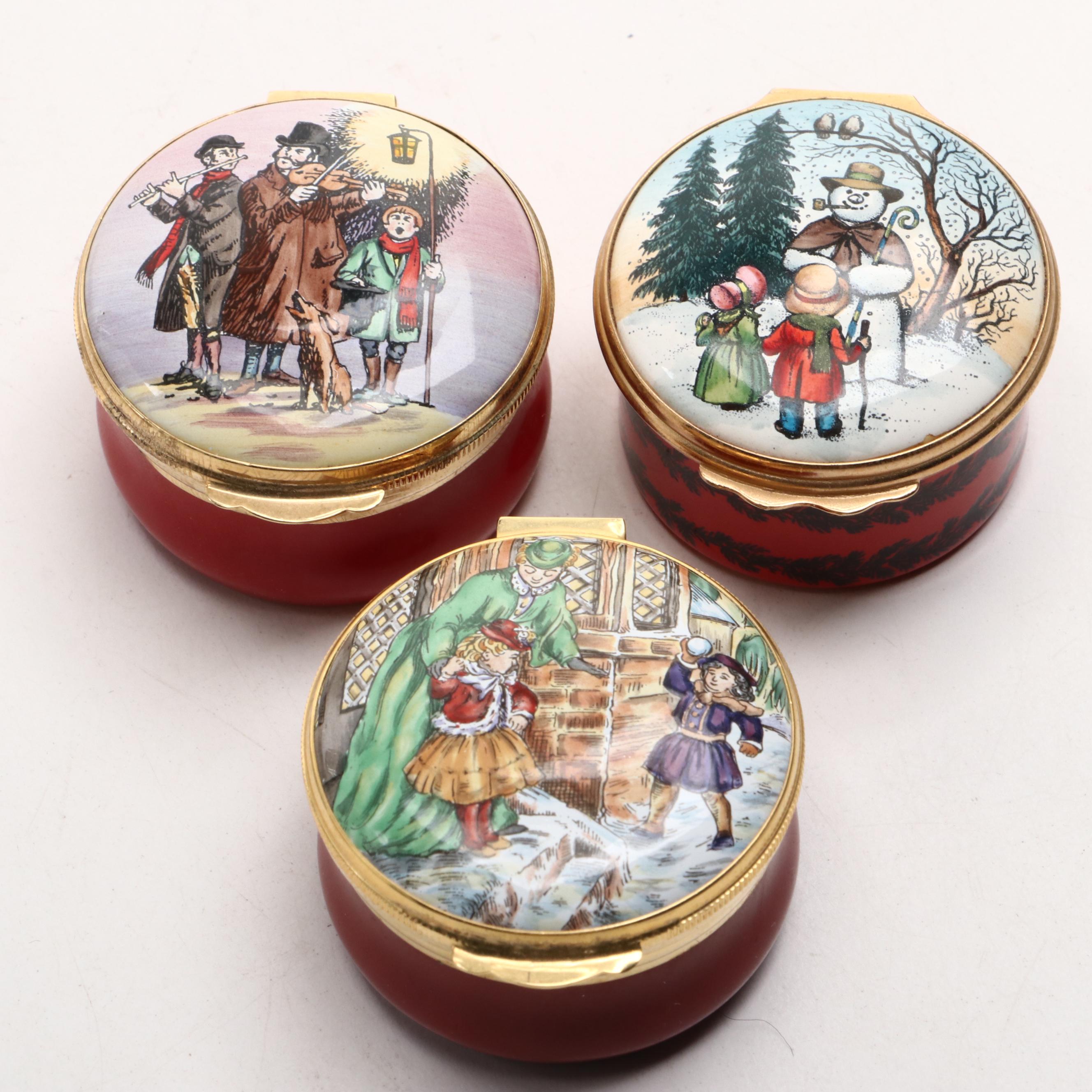 Crummles & Co. The Harrods Christmas Box with Other English Enamel Boxes