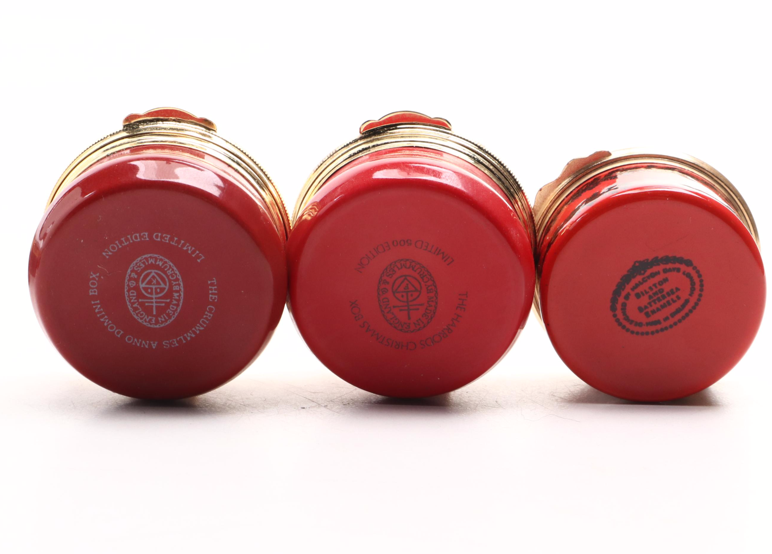 Crummles & Co. The Harrods Christmas Box with Other English Enamel Boxes