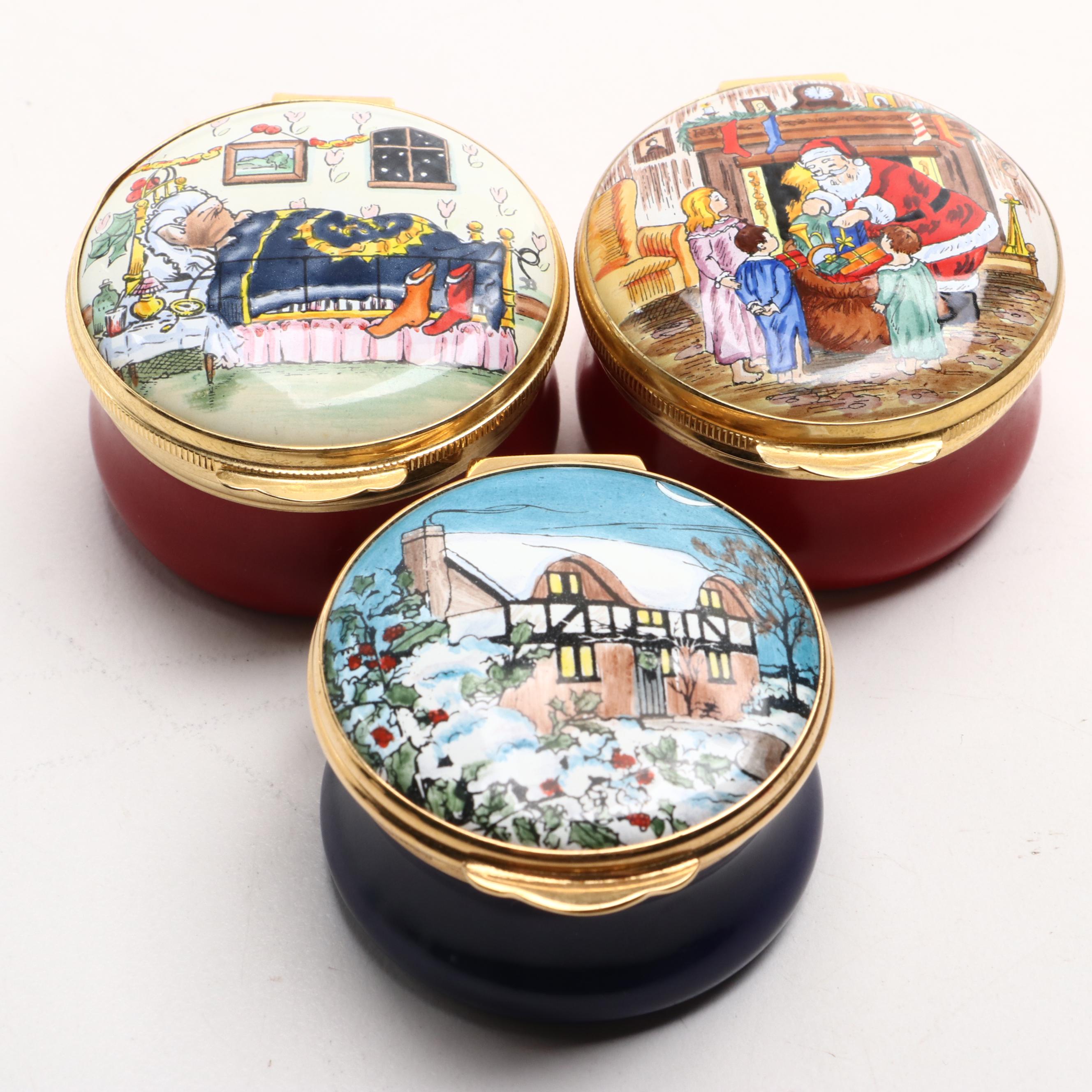 Crummles & Co. The Harrods Christmas Box with Other English Enamel Boxes