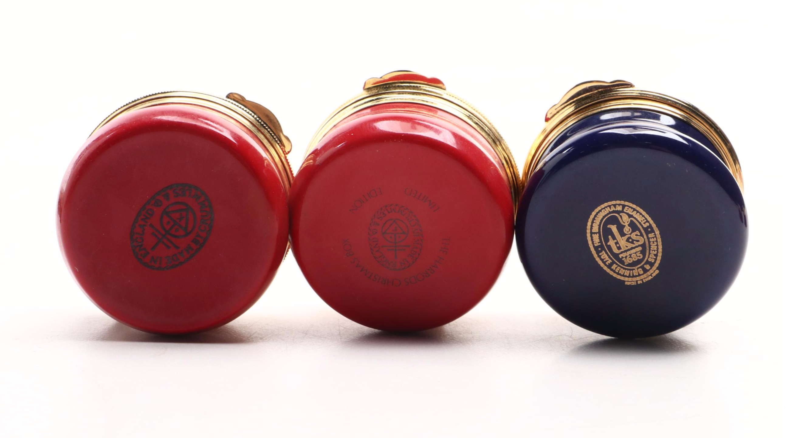 Crummles & Co. The Harrods Christmas Box with Other English Enamel Boxes