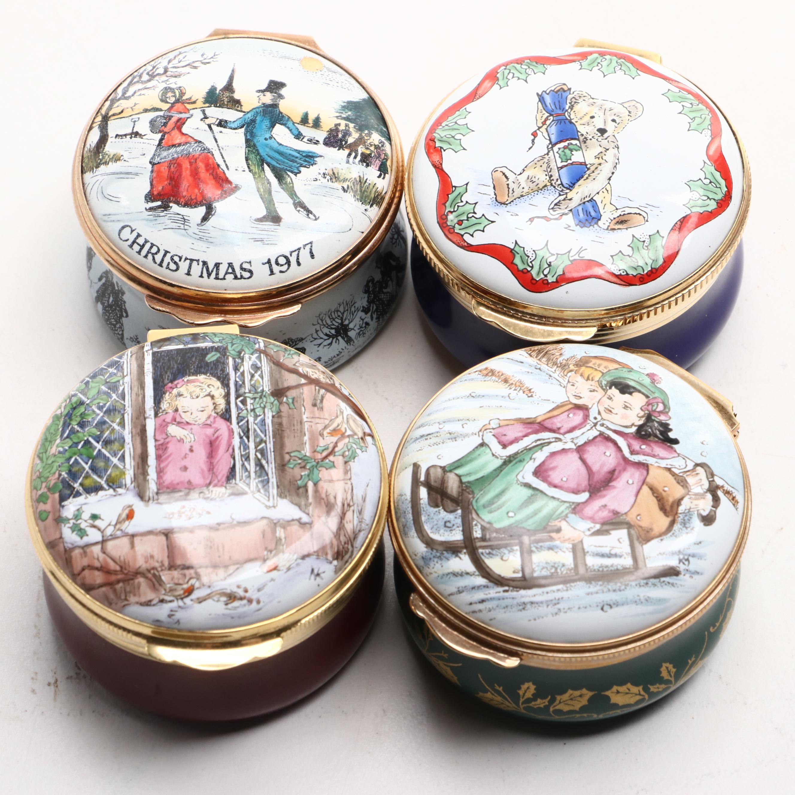 Crummles & Co. The Harrods Christmas Box with Other English Enamel Boxes