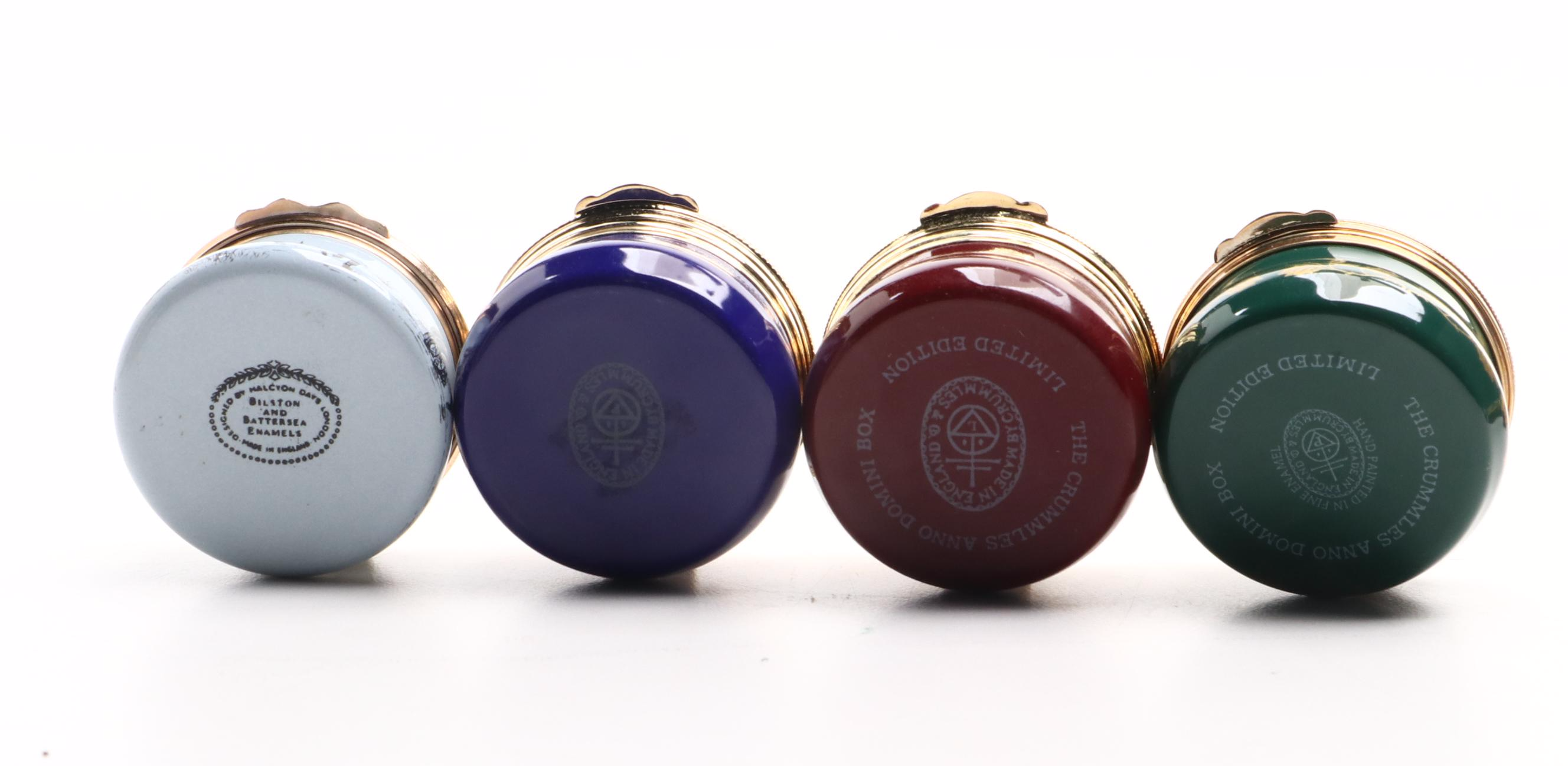 Crummles & Co. The Harrods Christmas Box with Other English Enamel Boxes