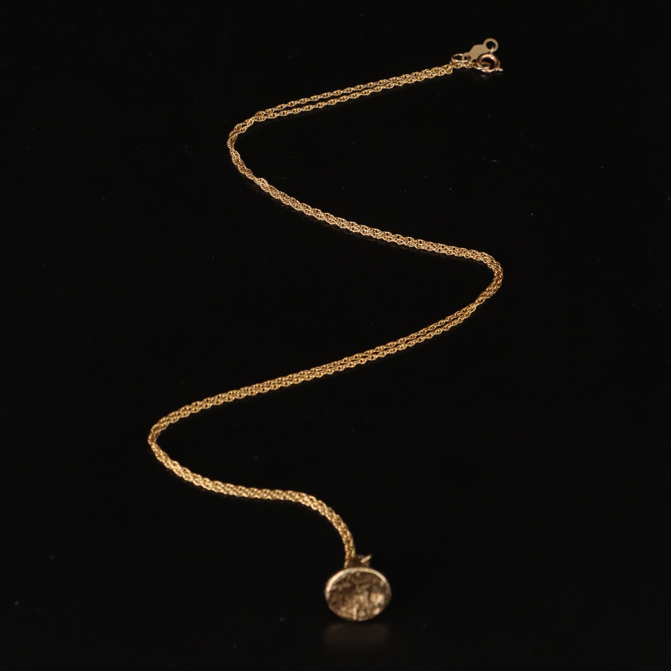 14K Candy Pendant Necklace