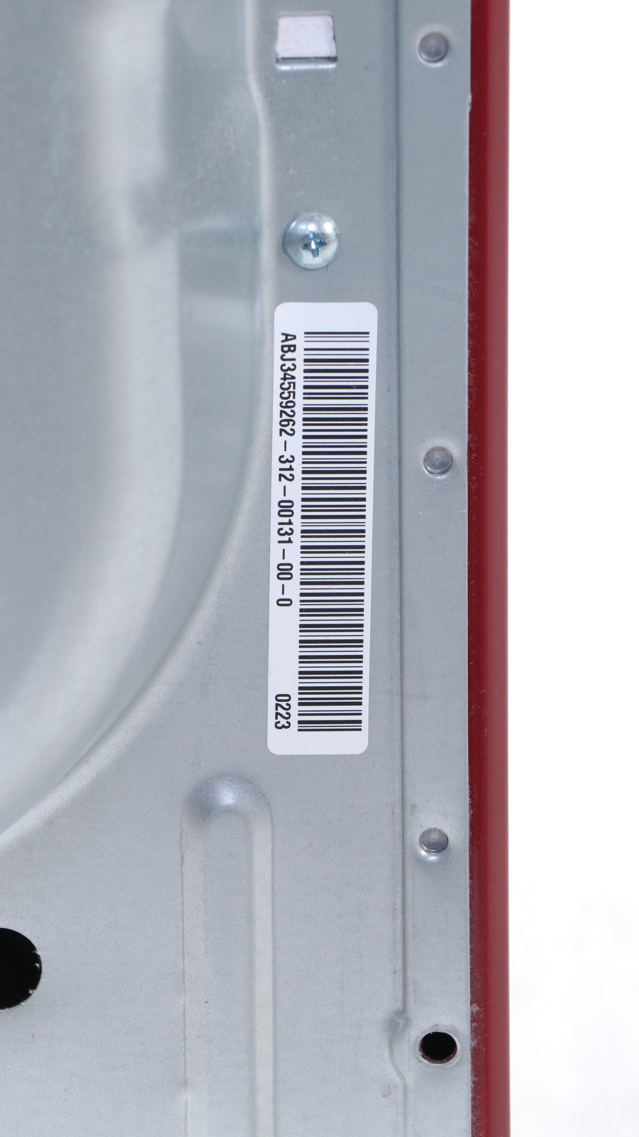 LG 7.3 Cu. Ft. Red Ultra Large Capacity SteamDryer™ with Sensor Dry and Pedestal
