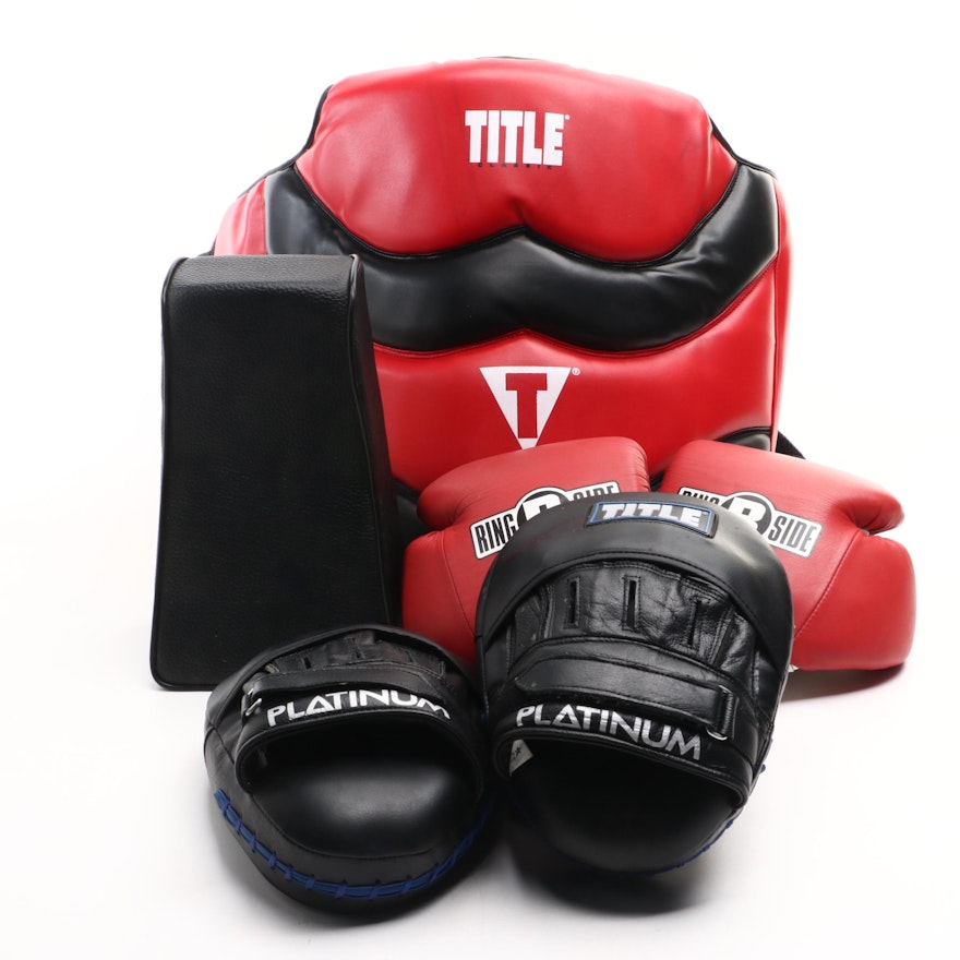 Title Platinum Boxing Gear with Gloves, Body Protector, and More