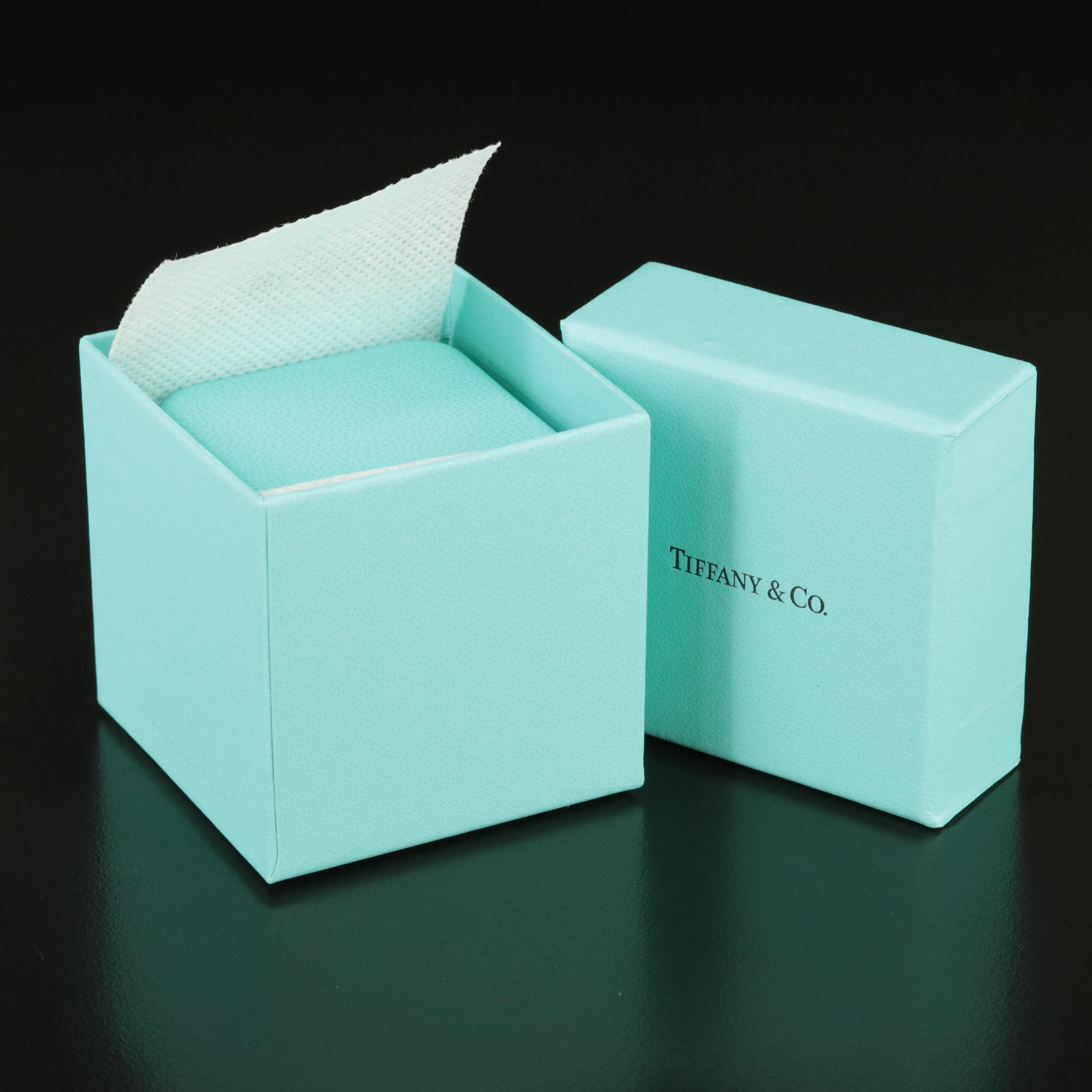 Tiffany & Co. "Tiffany True" 18K  0.99 CTW Diamond T Band