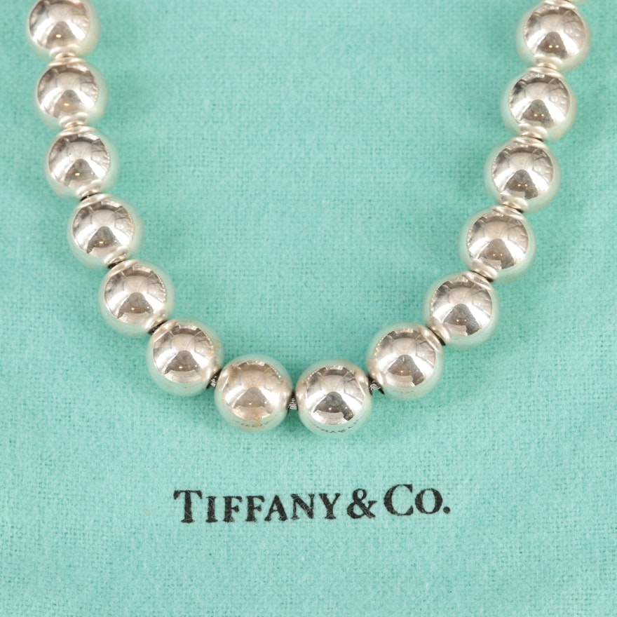 Tiffany & Co. "HardWear" Long Sterling Ball Necklace