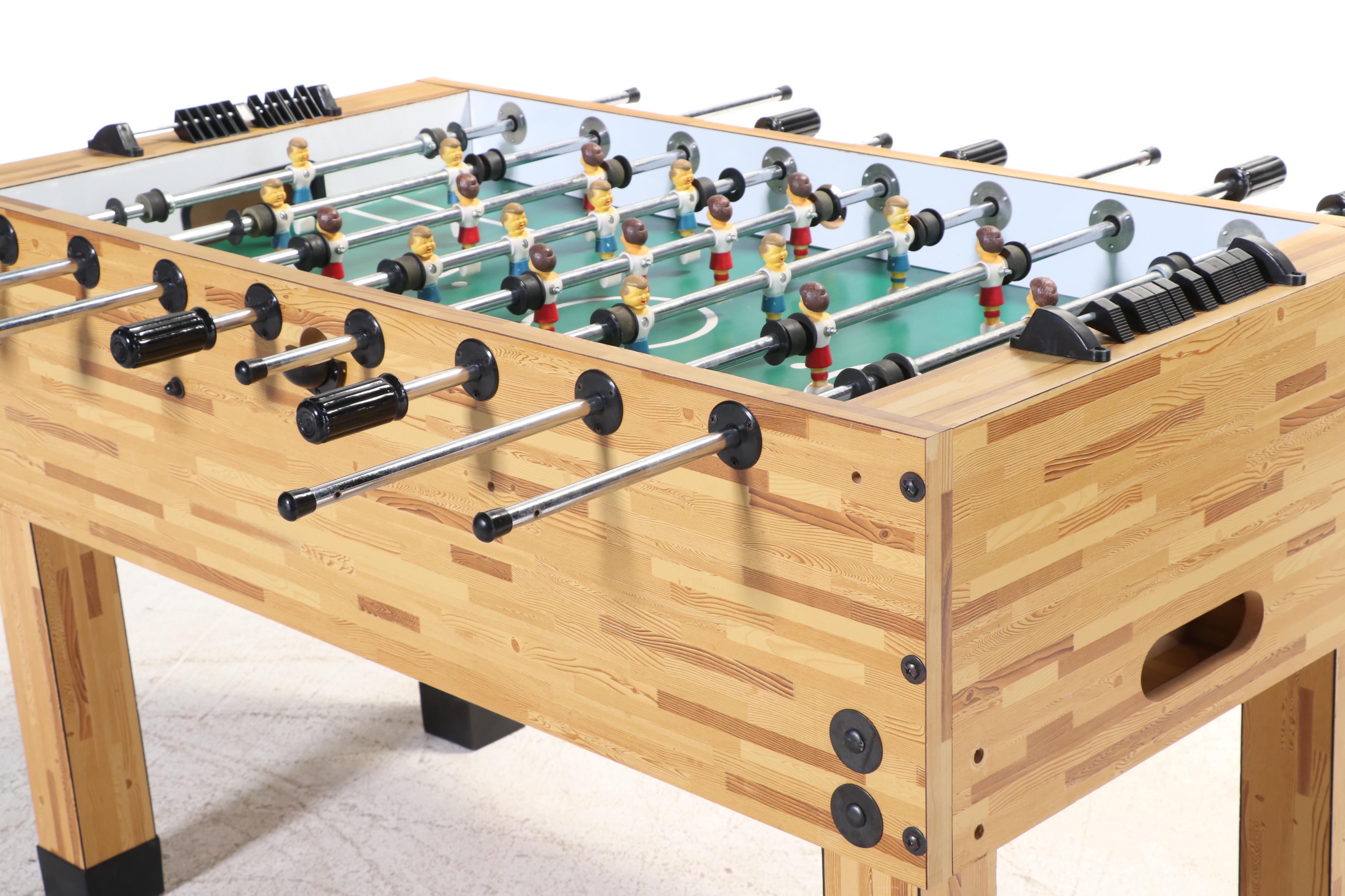 Pine-Grained Laminate Foosball Table