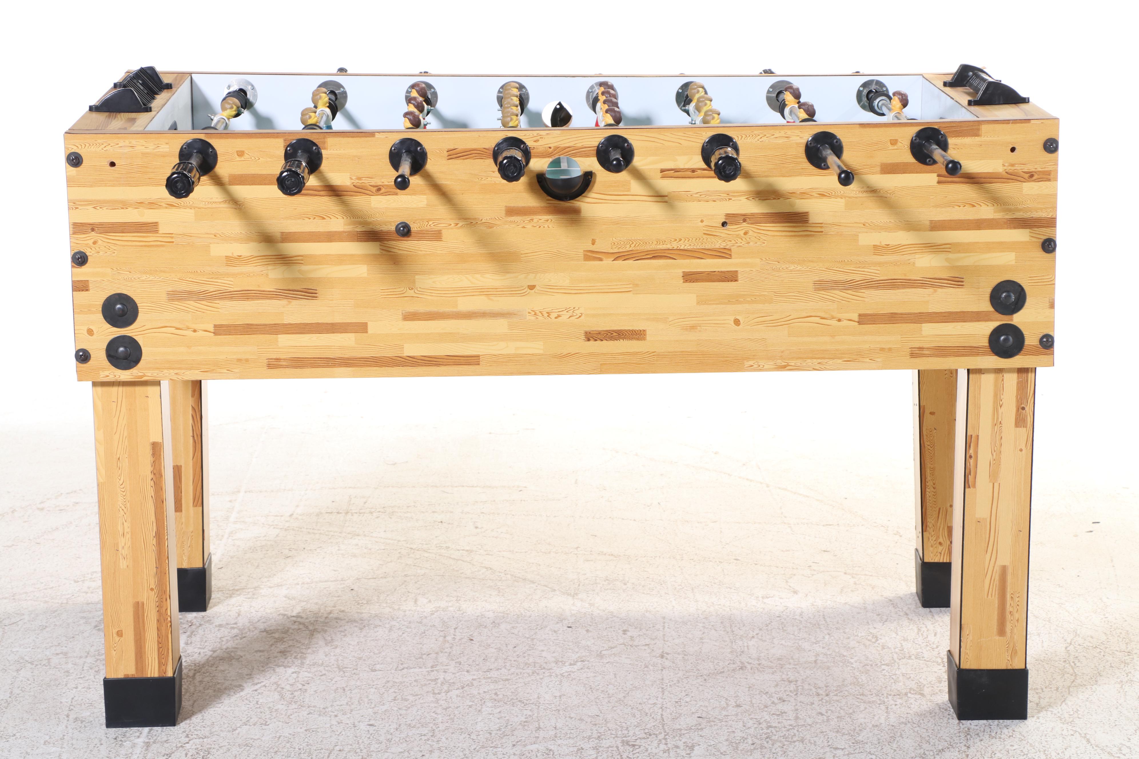 Pine-Grained Laminate Foosball Table